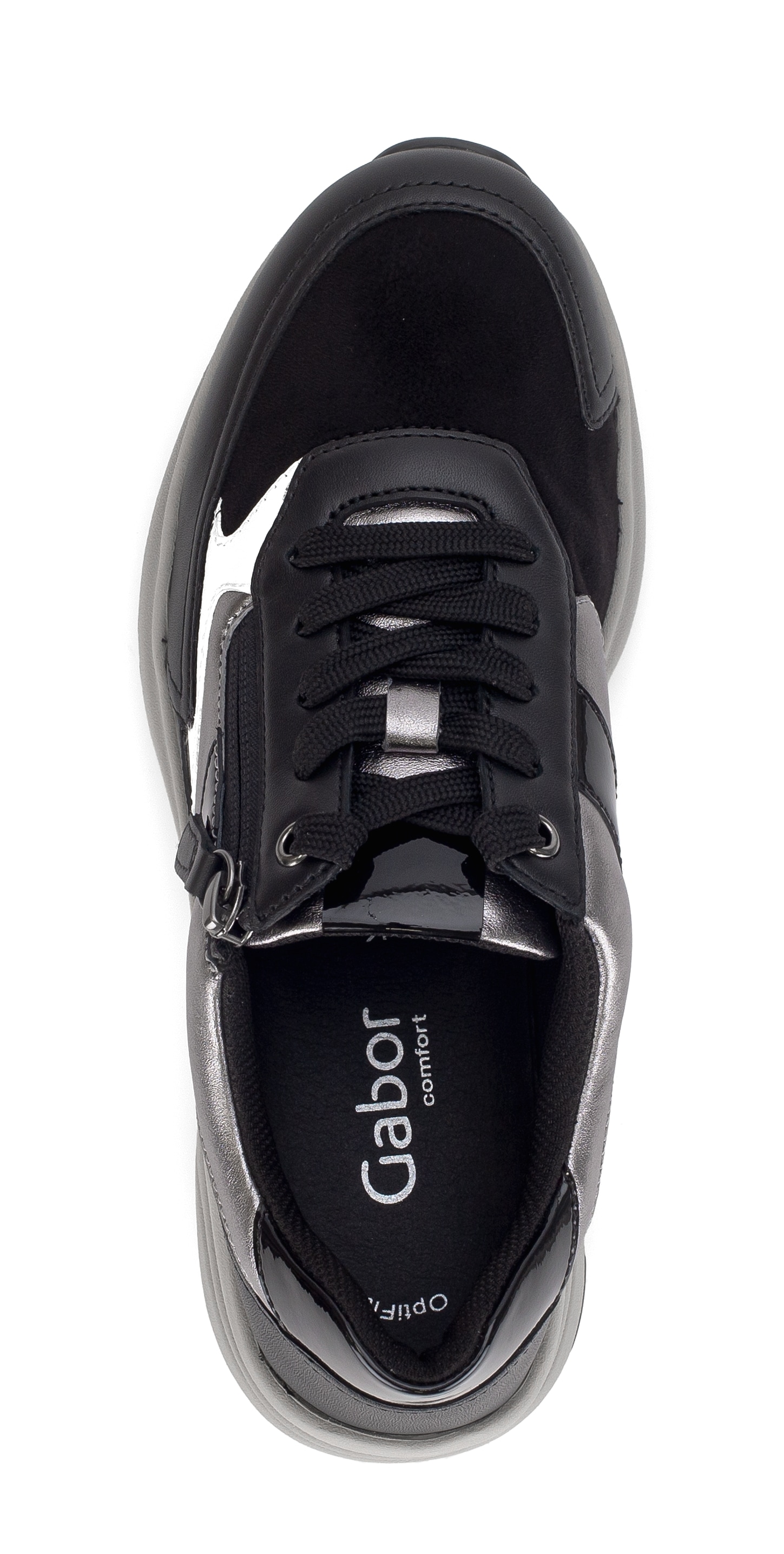 Gabor Keilsneaker »COMO«  , Plateau, Schnürschuh, Halbschuh, in Extraweite K