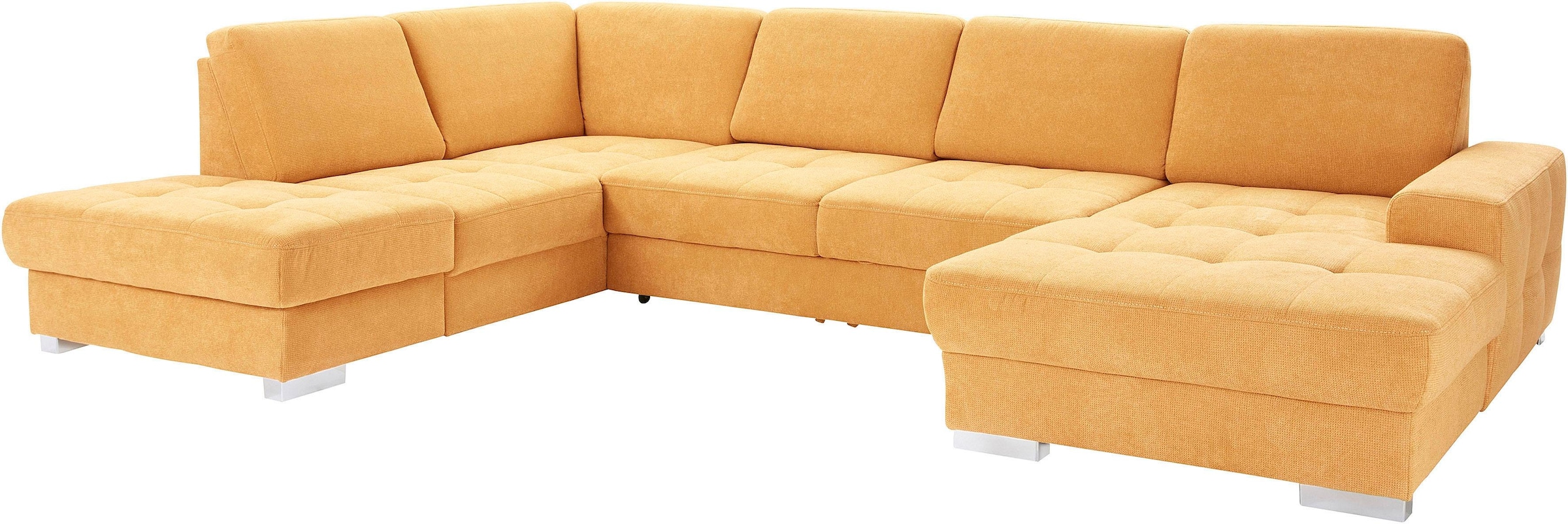 sit&more Wohnlandschaft »Santorini U-Form«, mit Federkern und Sitztiefenverstellung, wahlweise mit Bettfunktion