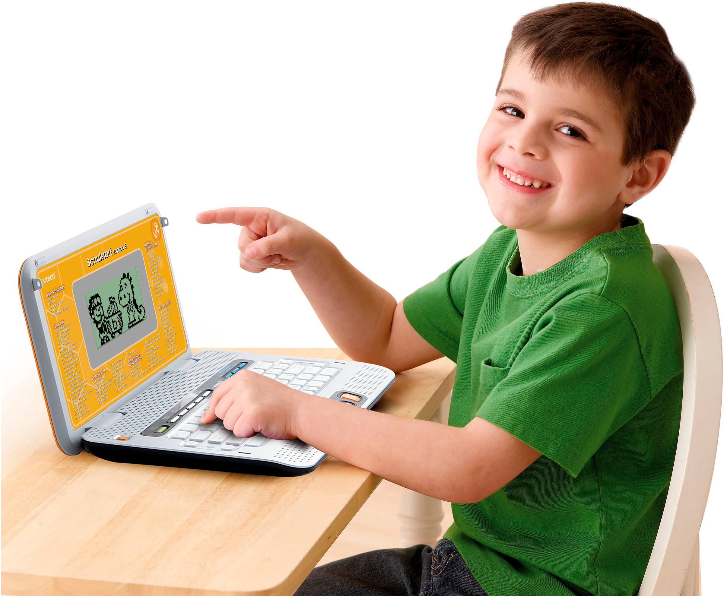 Vtech® Kindercomputer »Schulstart Laptop«, inklusive Tragetasche, blau