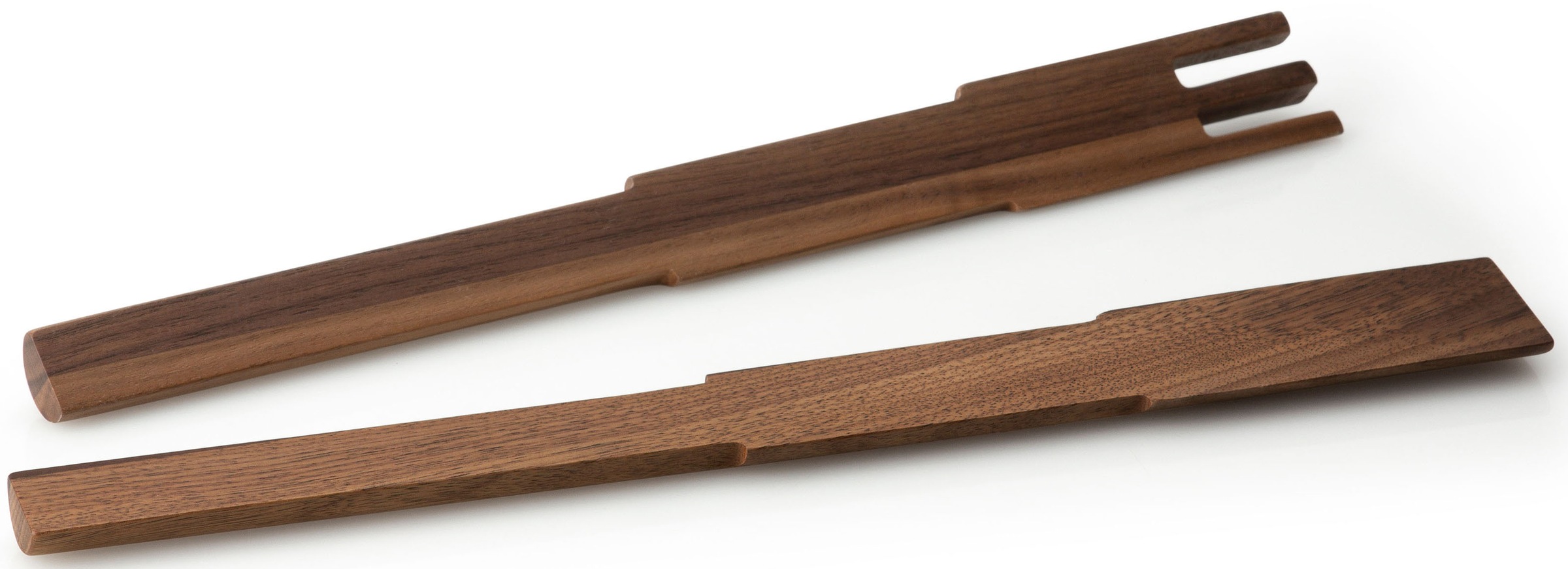 CONTINENTA Salatbesteck »Pixel« Walnussholz, jedes Stück ein Unikat holzfarben