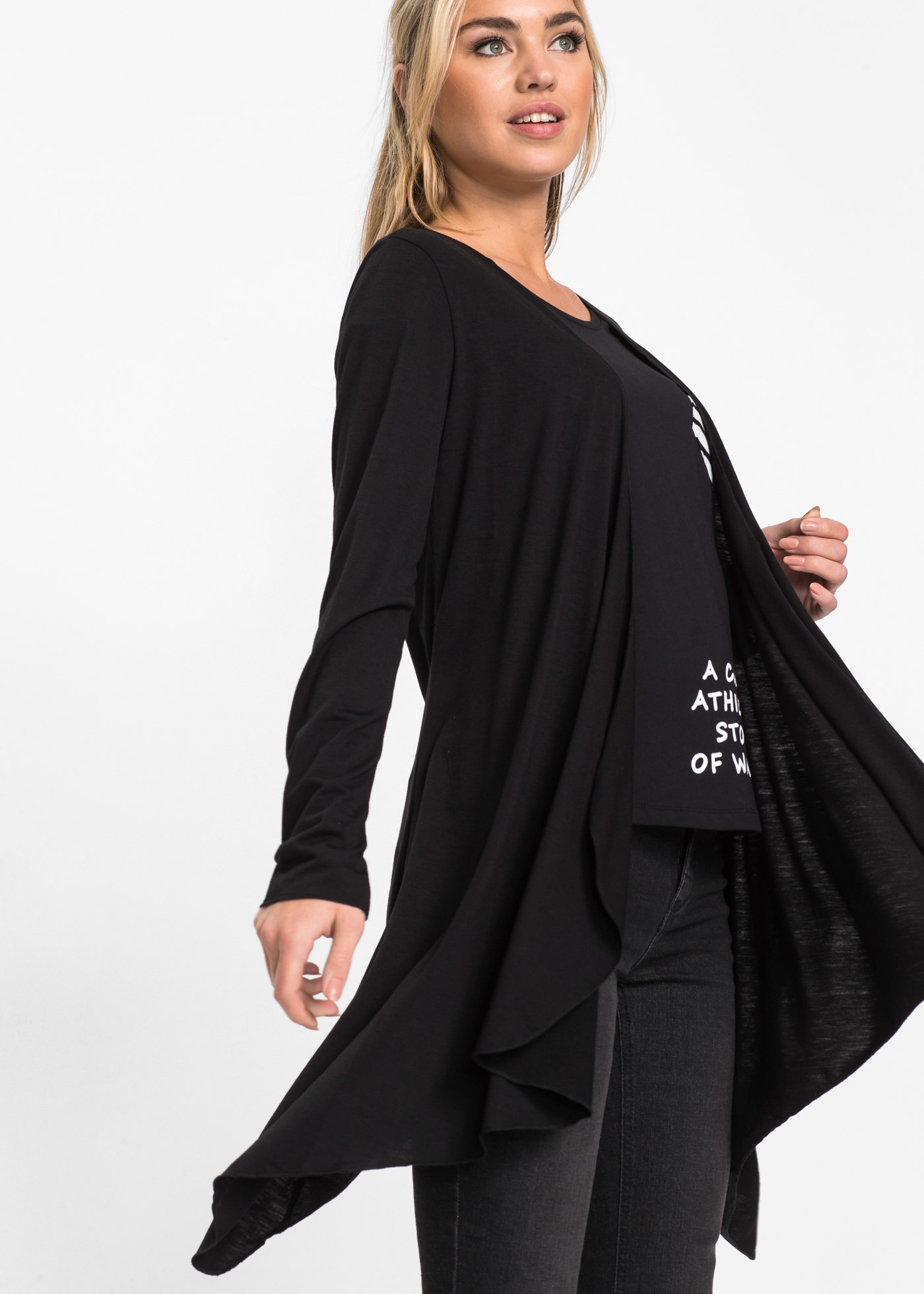 bonprix Shirtjacke »Shirtjacke aus Viskose-Mischung« Shirtjacke aus Viskose-Mischung