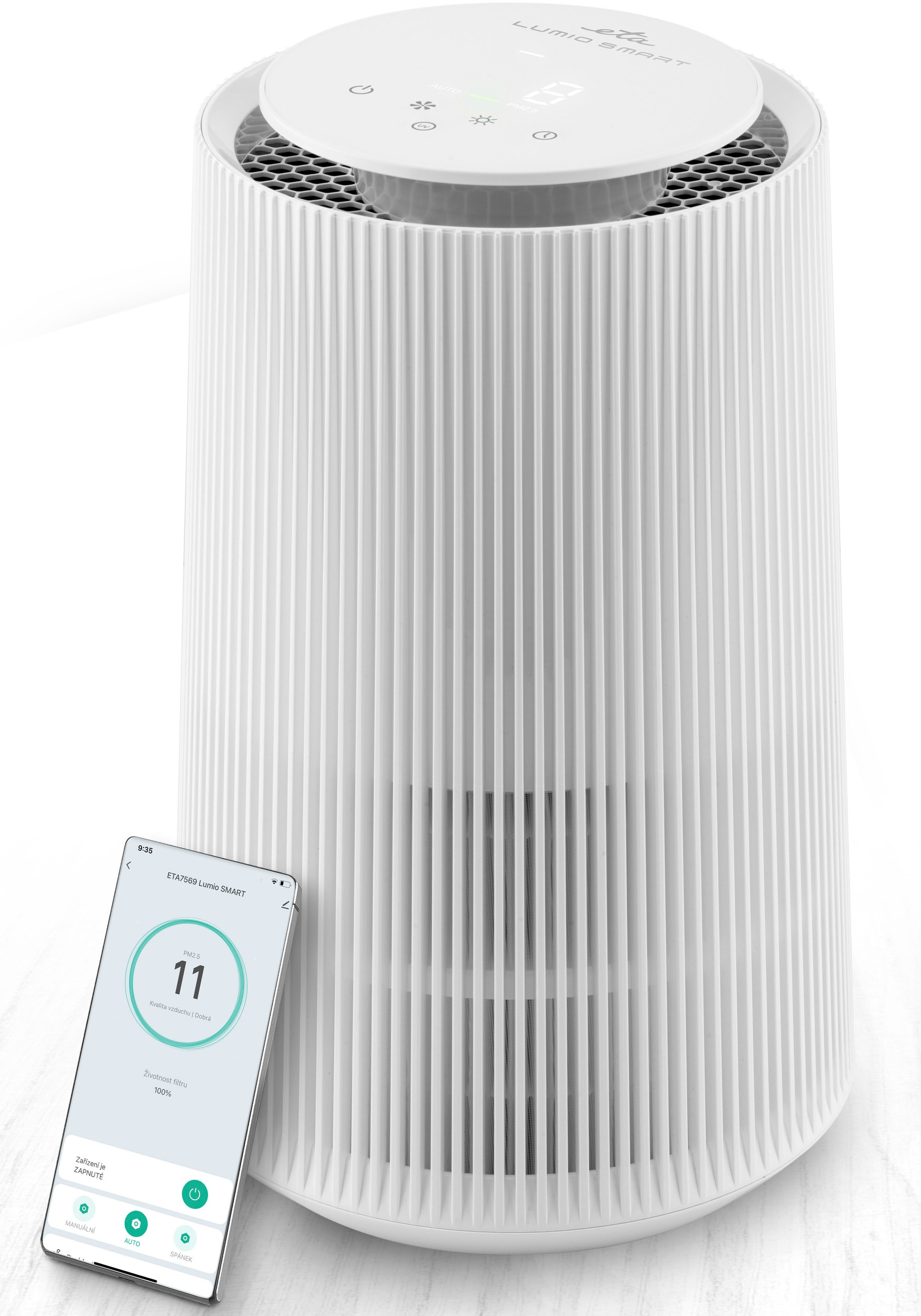 eta Luftentfeuchter »Lumio Smart«, UV-Luftdesinfektion, Timer, Filterwechselanzeige, Smart App