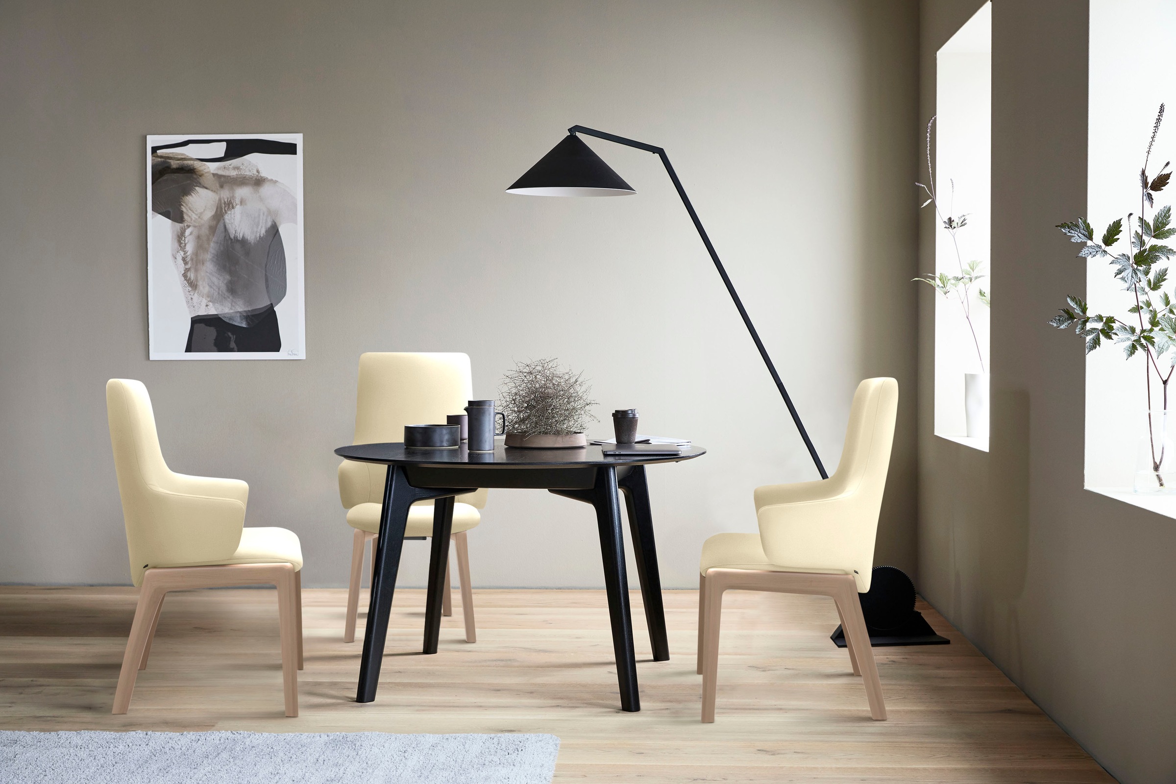 Stressless® Polsterstuhl »Laurel« () High Back mit Armlehne, Größe L, mit a günstig online kaufen