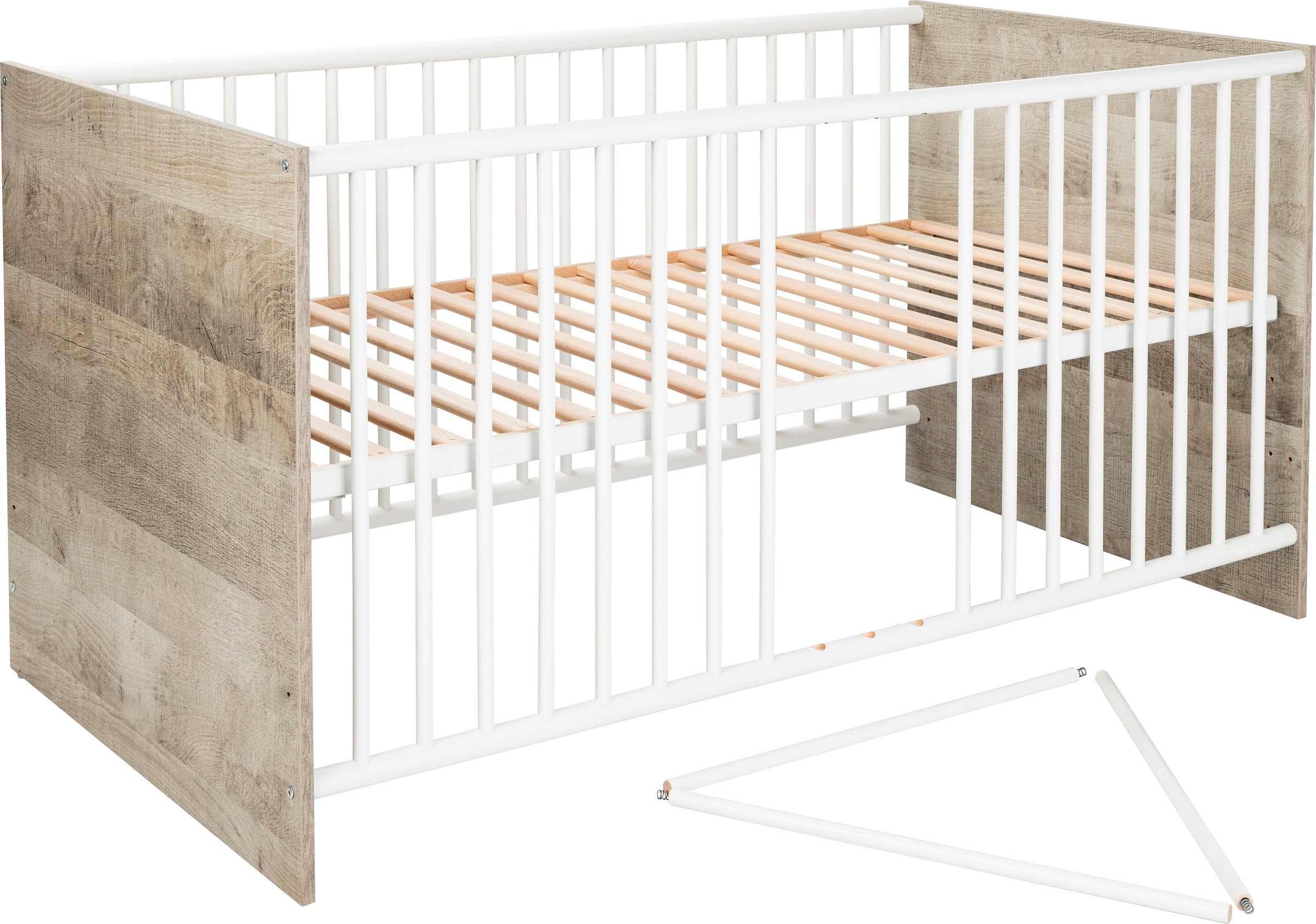 2. Bild von arthur berndt Kinderbett »arthur berndt Kilian«, (Set, Inklusive Satz Umbauseiten), 70 x 140 cm inkl. Umbauseiten