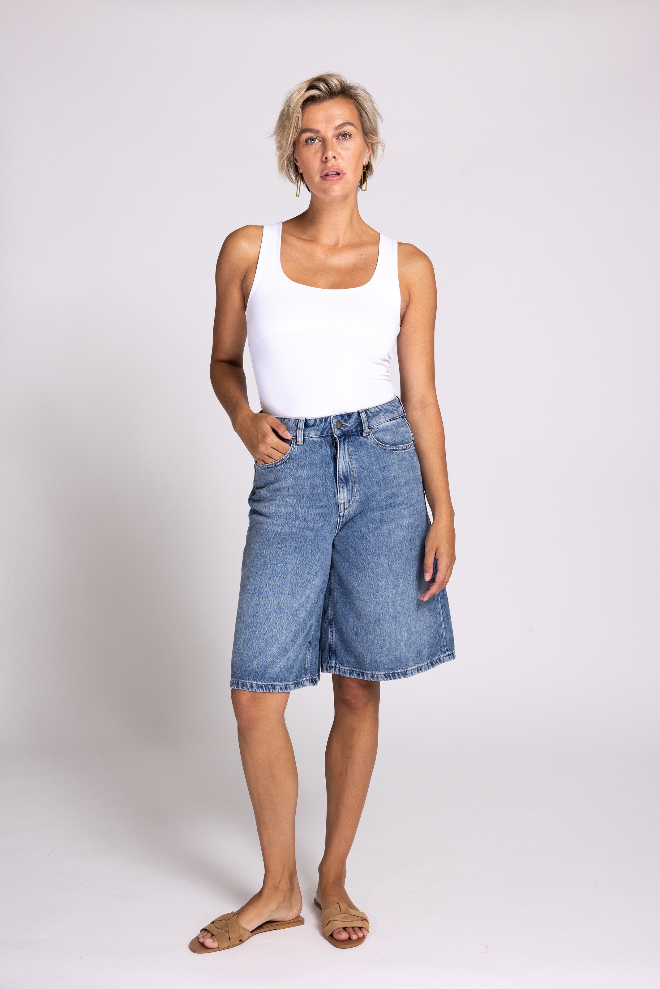 Zhrill Shorts »ZHDINSA«, Sommerhose knielang, im Bermuda-Stil