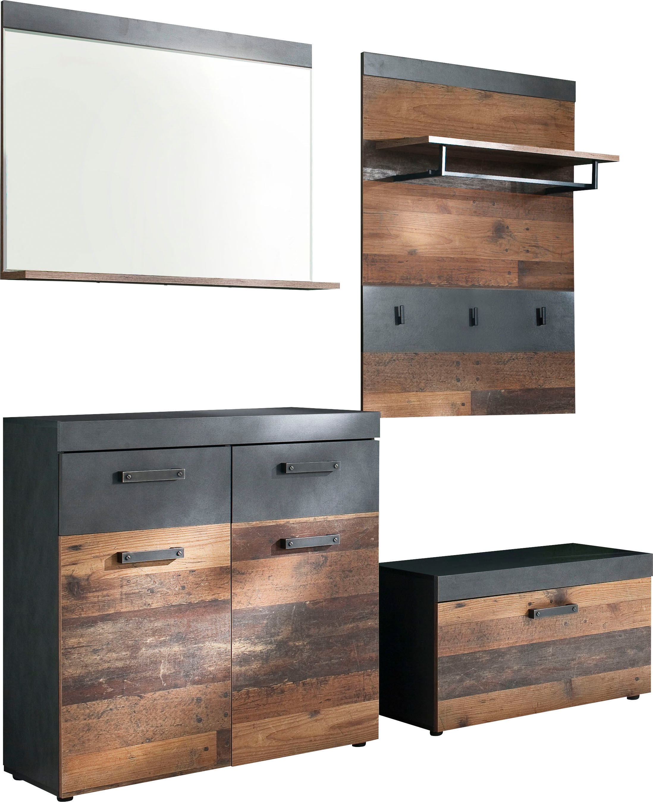 Home affaire Garderoben-Set »Ilana« Set, 4 Stk. tlg.