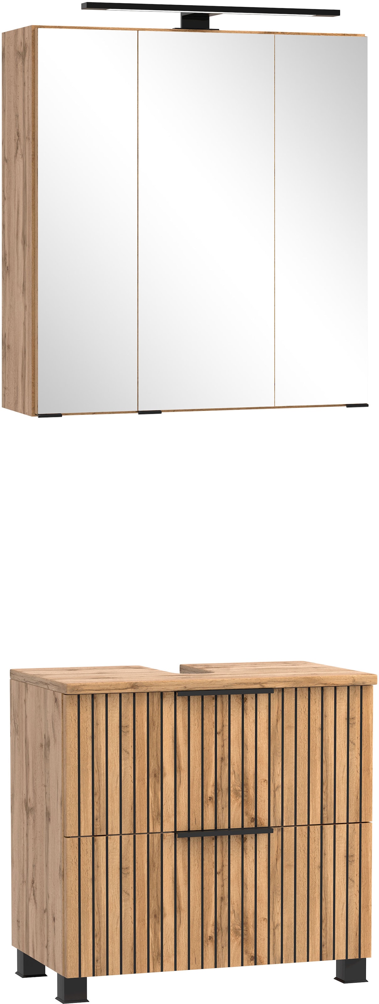 welltime Badezimmer-Set »Welltime Möbel, Carlton Unterbecken-Set 2teilig, 6 günstig online kaufen