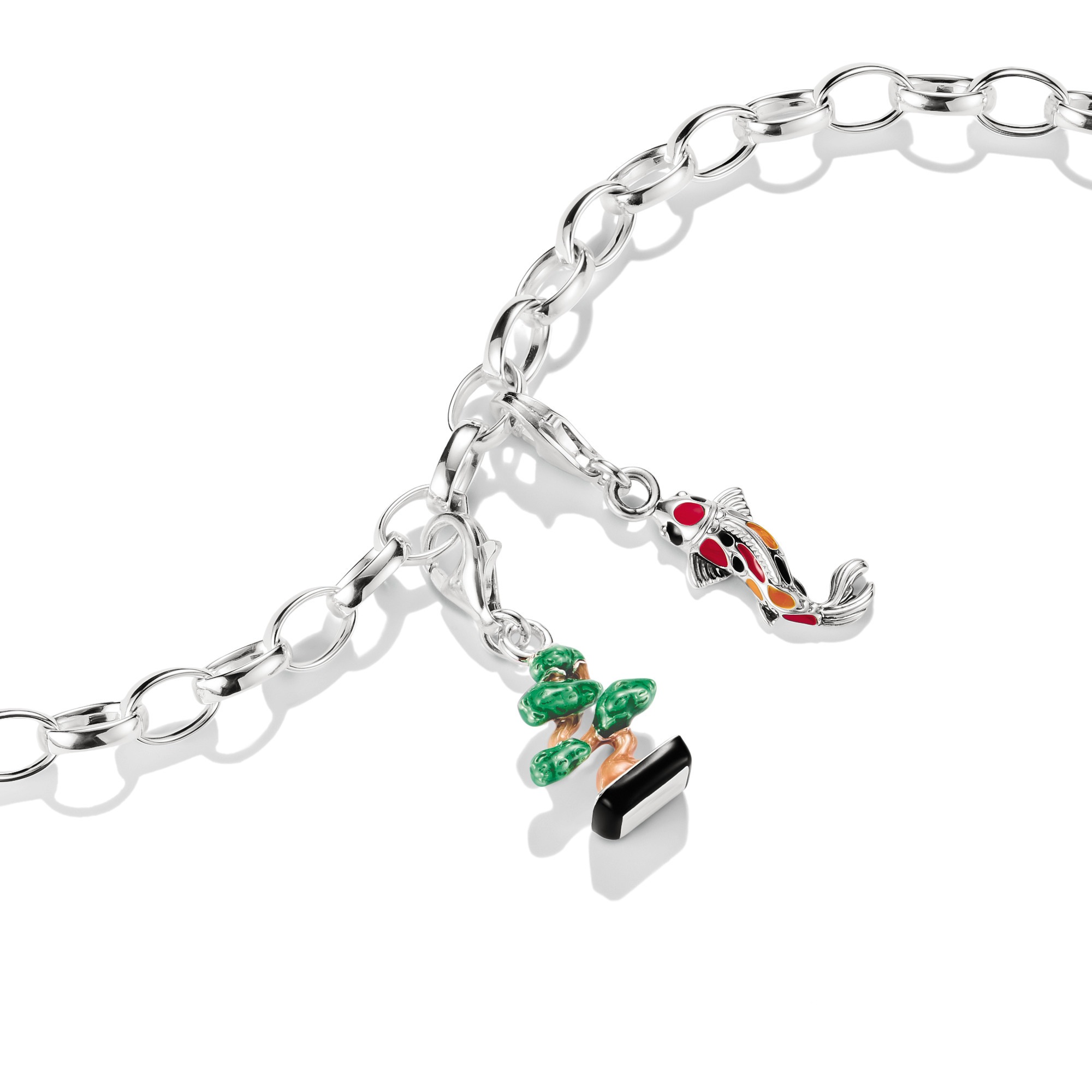 THOMAS SABO Charm-Einhänger »Charm Bonsai - Original« Emaille
