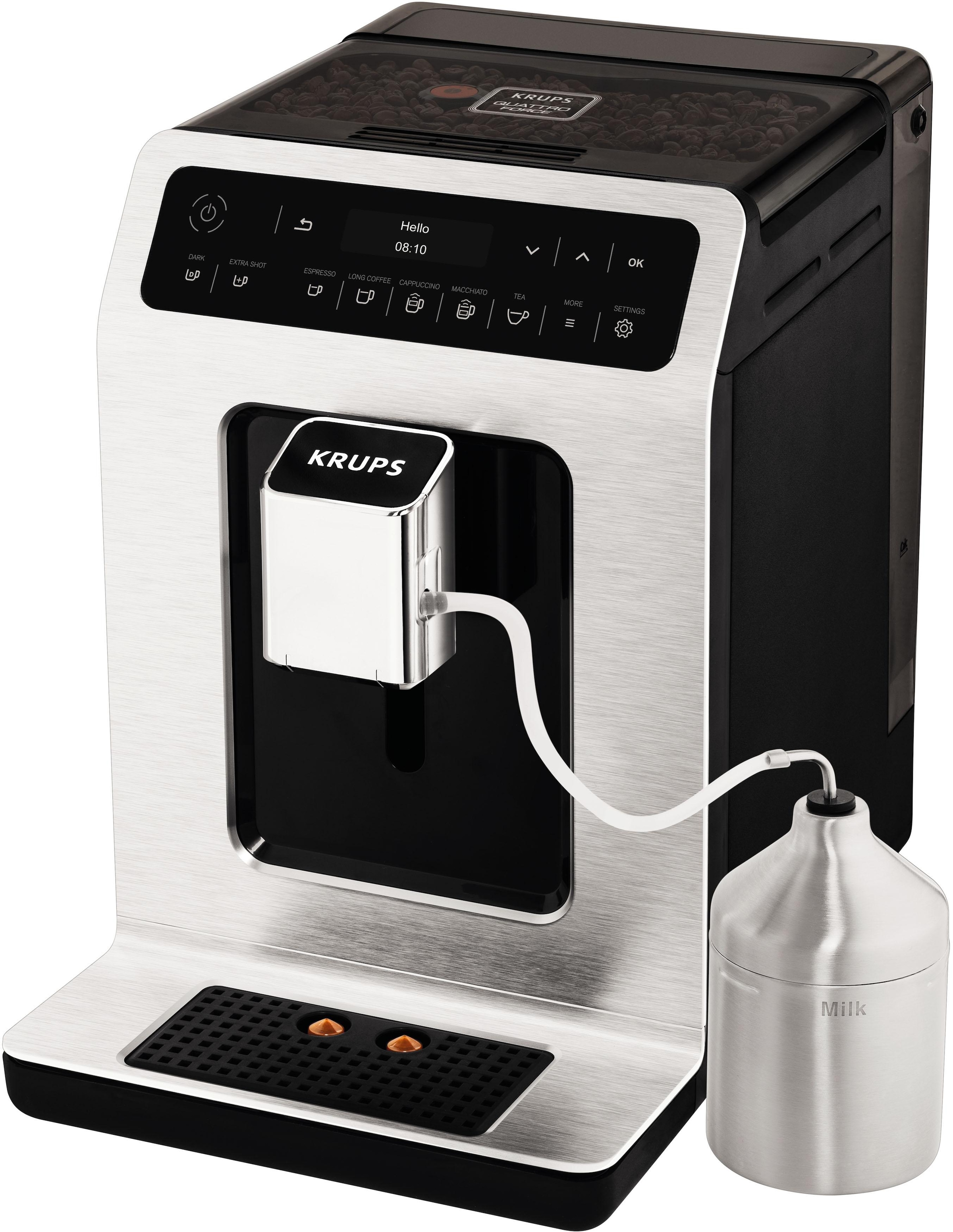 Krups Kaffeevollautomat »EA891D Evidence«, 12 Kaffee- und 3 Tee-Variationen, OLED-Display und Touchscreen