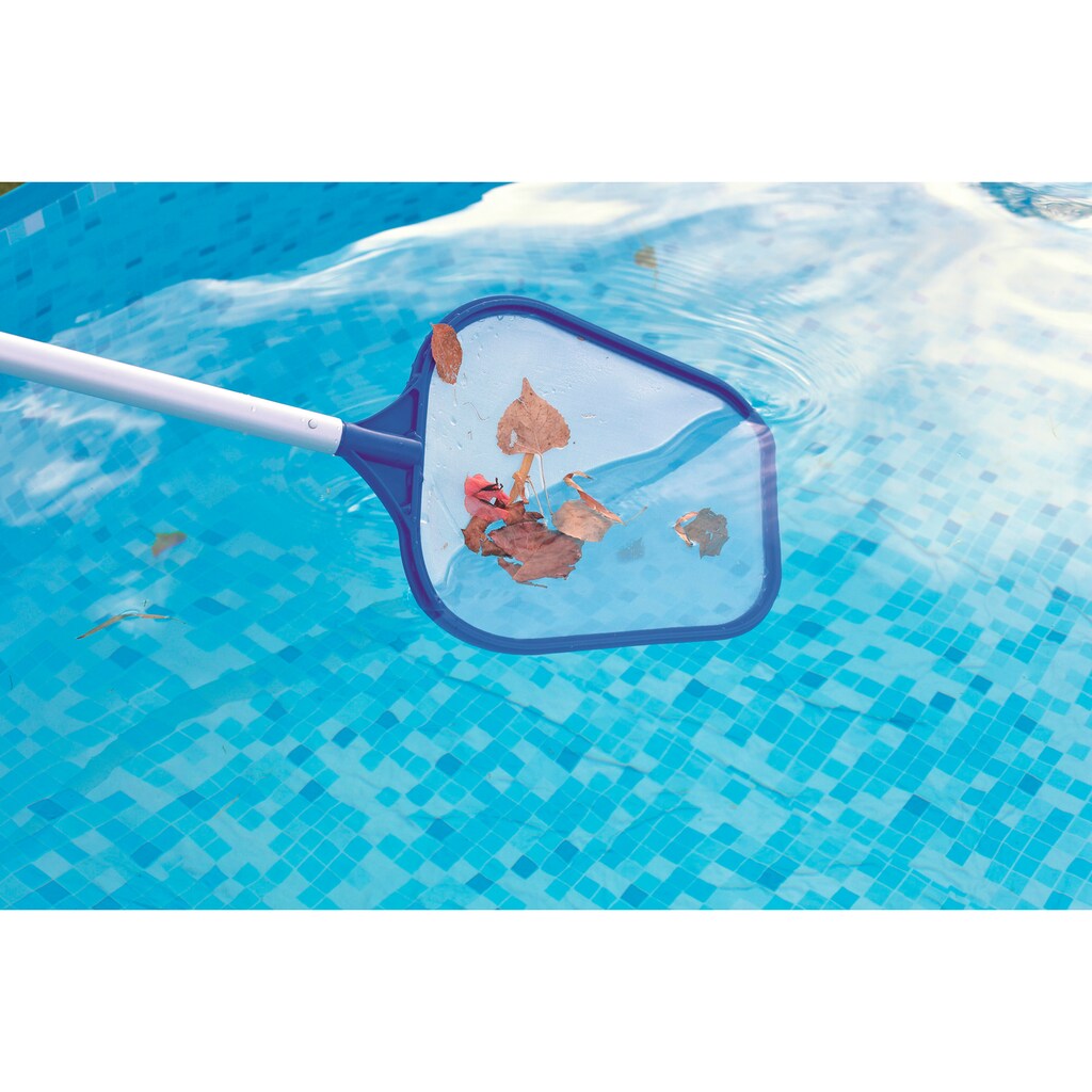 Bestway Poolbodensauger »Flowclear™«, Poolpflege Set mit Kescheraufsatz