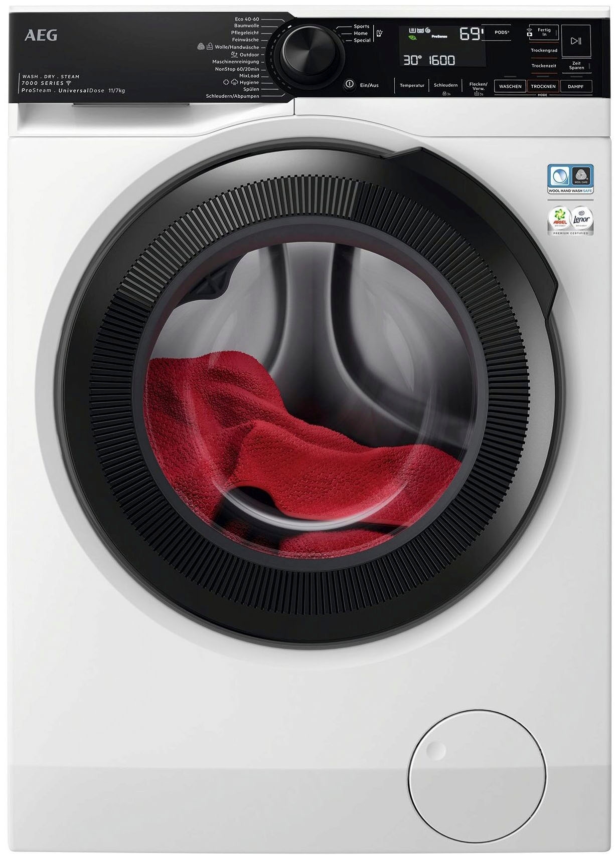 AEG Waschtrockner »LWR7E70610«, 7000, Dampf-Funktion, Sprachsteuerung über günstig online kaufen