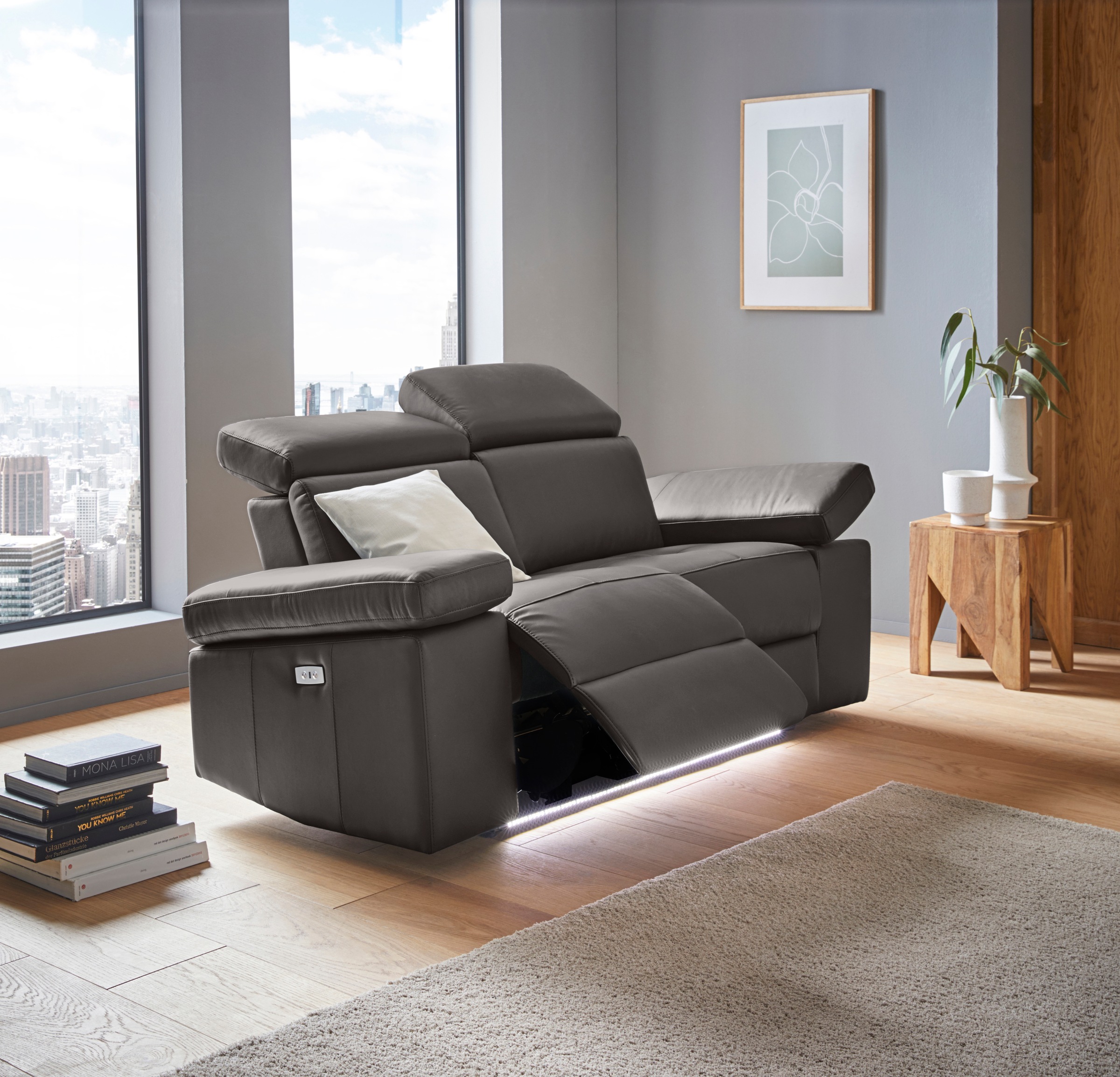 Home affaire 2-Sitzer »Kilado« mit Relaxfunktion, verstellbarer Armlehne, K günstig online kaufen