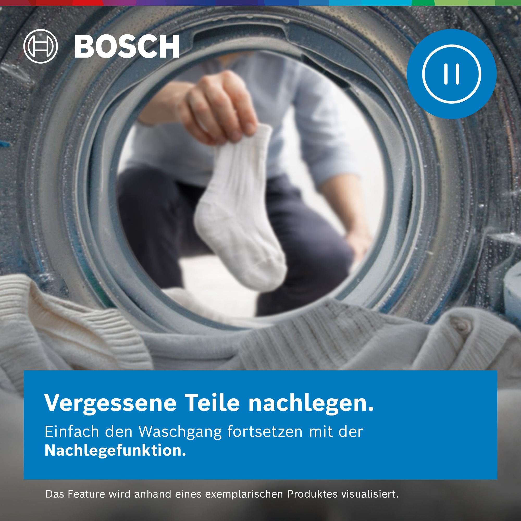 BOSCH Waschmaschine Serie 8 »WGB244073« 9 kg 1400 U/min