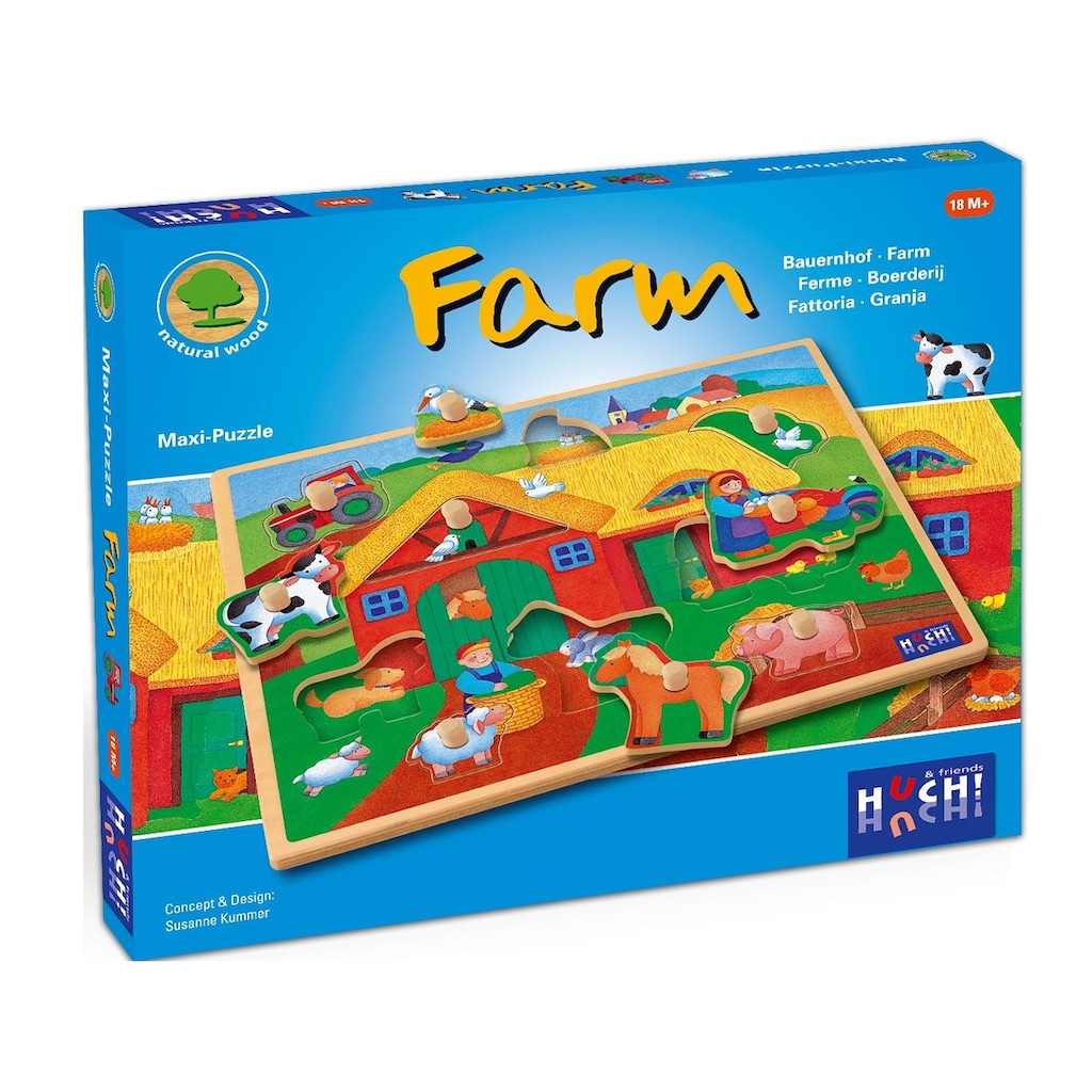 Huch! Puzzle »Wooden Line Farm«