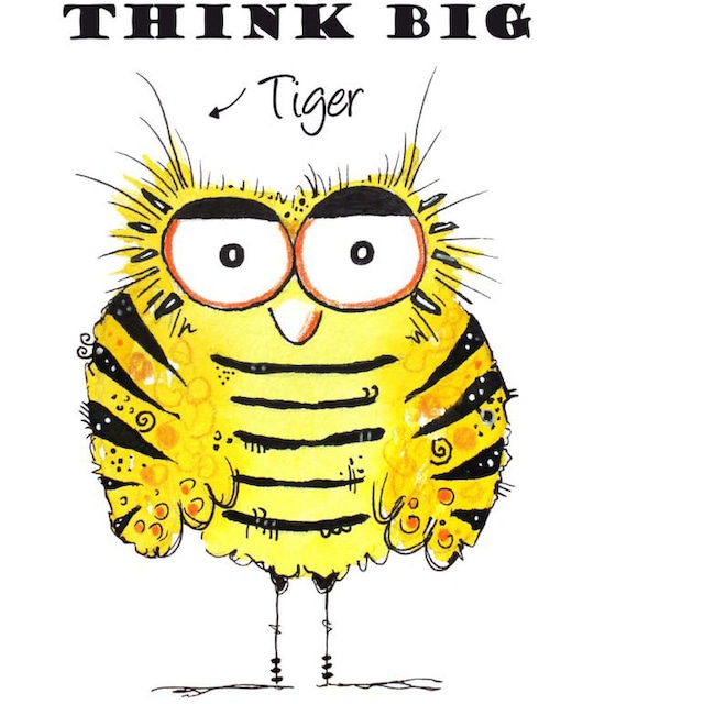 Wall-Art Wandtattoo »Lebensfreude - Think Big Tiger«, (1 St.) online kaufen
