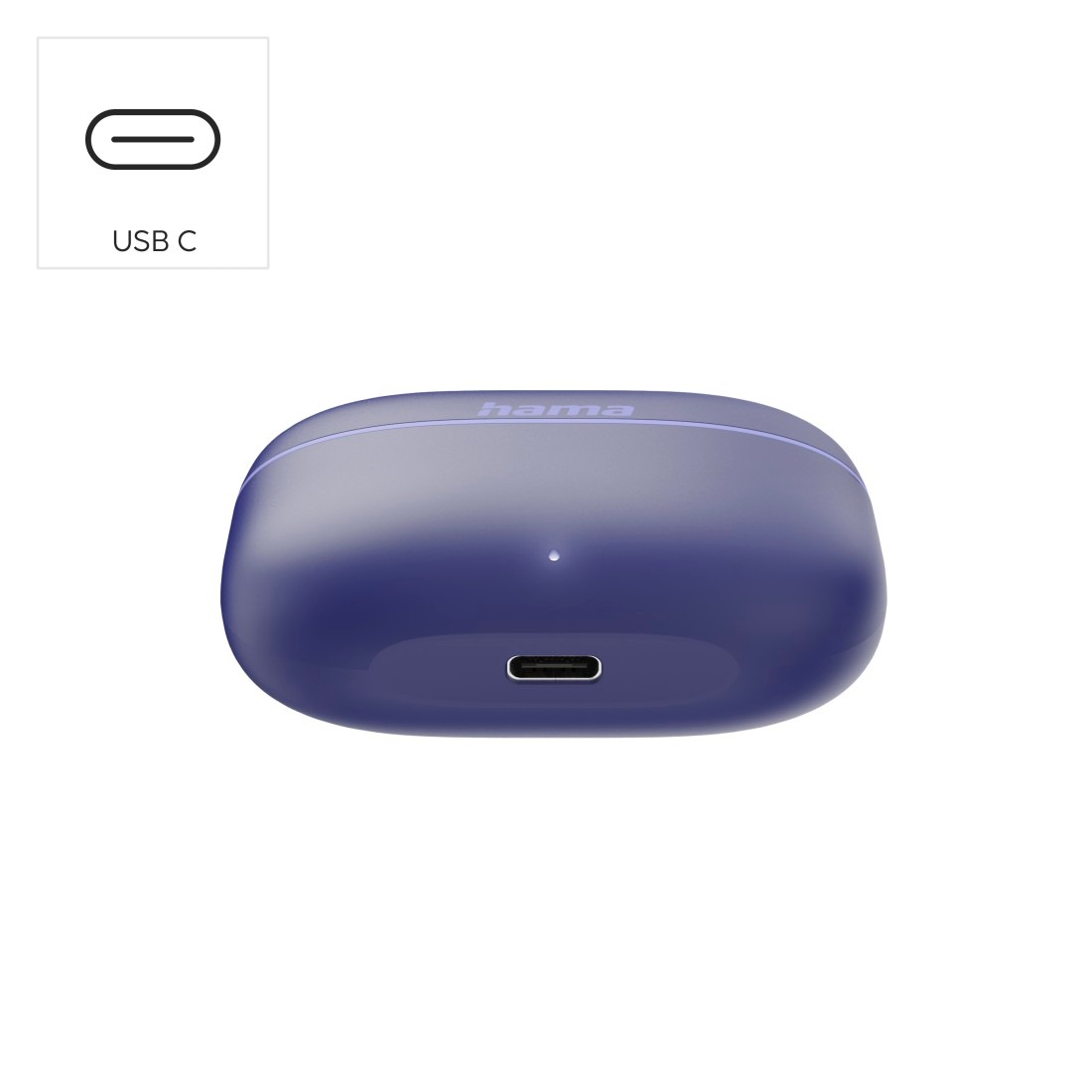 Hama Bluetooth-Kopfhörer »True Wireless Kopfhörer In Ear, Ladecase, bis 20h Akku, Bass Boost«, A2DP Bluetooth-AVRCP Bluetooth-HFP-SPP, kompatibel mit Siri-Sprachsteuerung-True Wireless