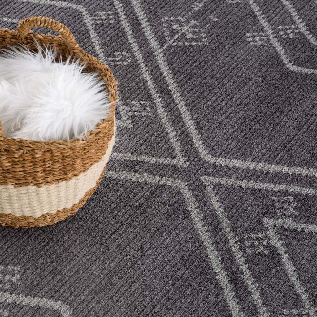Carpet City Teppich »April 2291«, rechteckig, 10 mm Höhe, Läufer, weich durch Microfaser, Boho Ethno Look, Wohnzimmer