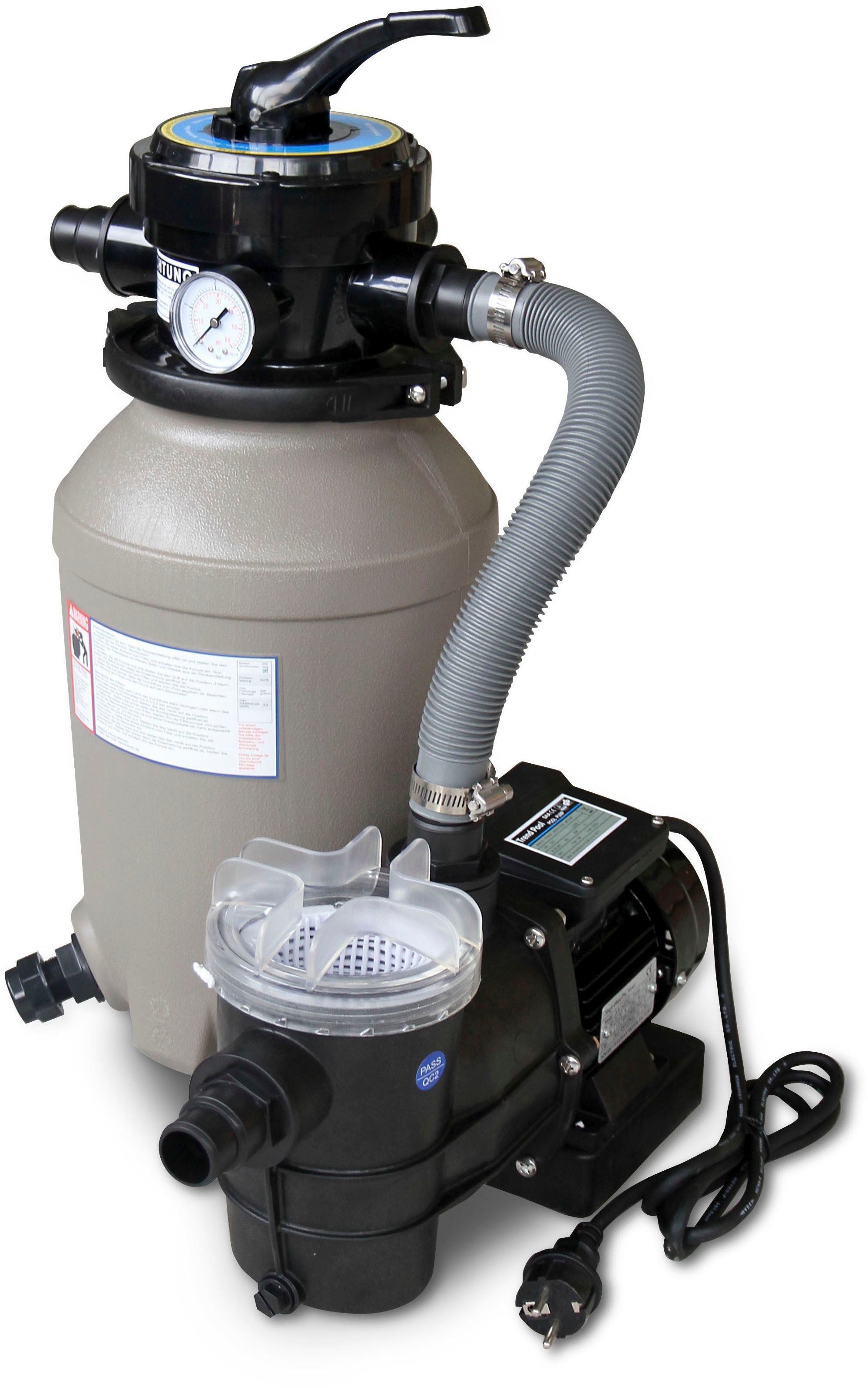 Karibu Rechteckpool »Milano A BxLxH: 462x353x124cm« 44 mm starke kesseldruckimprägnierte Holzbohlen aus Fichtenholz