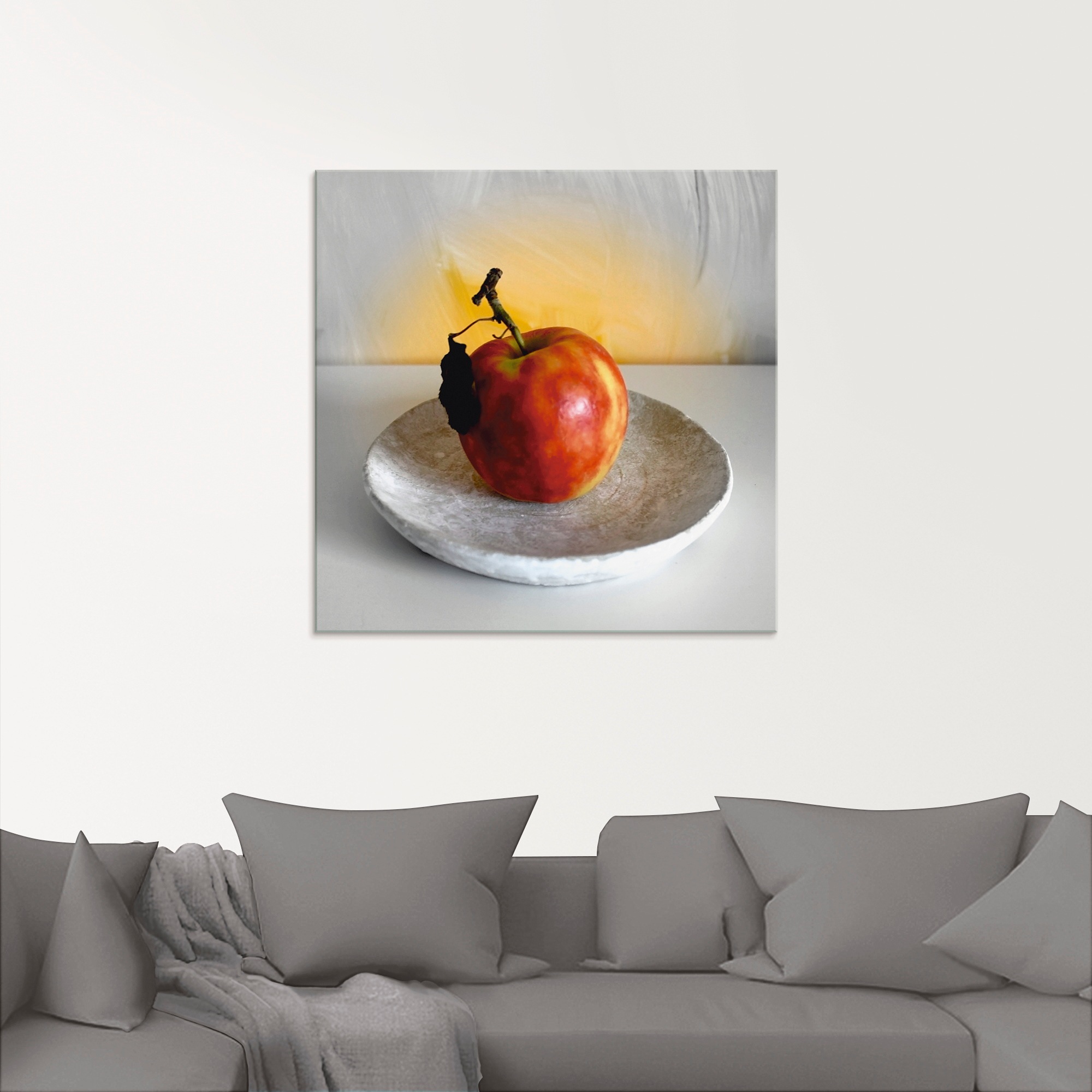 Artland Glasbild »Ein Apfel am Tag«, Arrangements, (1 St.), in verschiedenen Größen