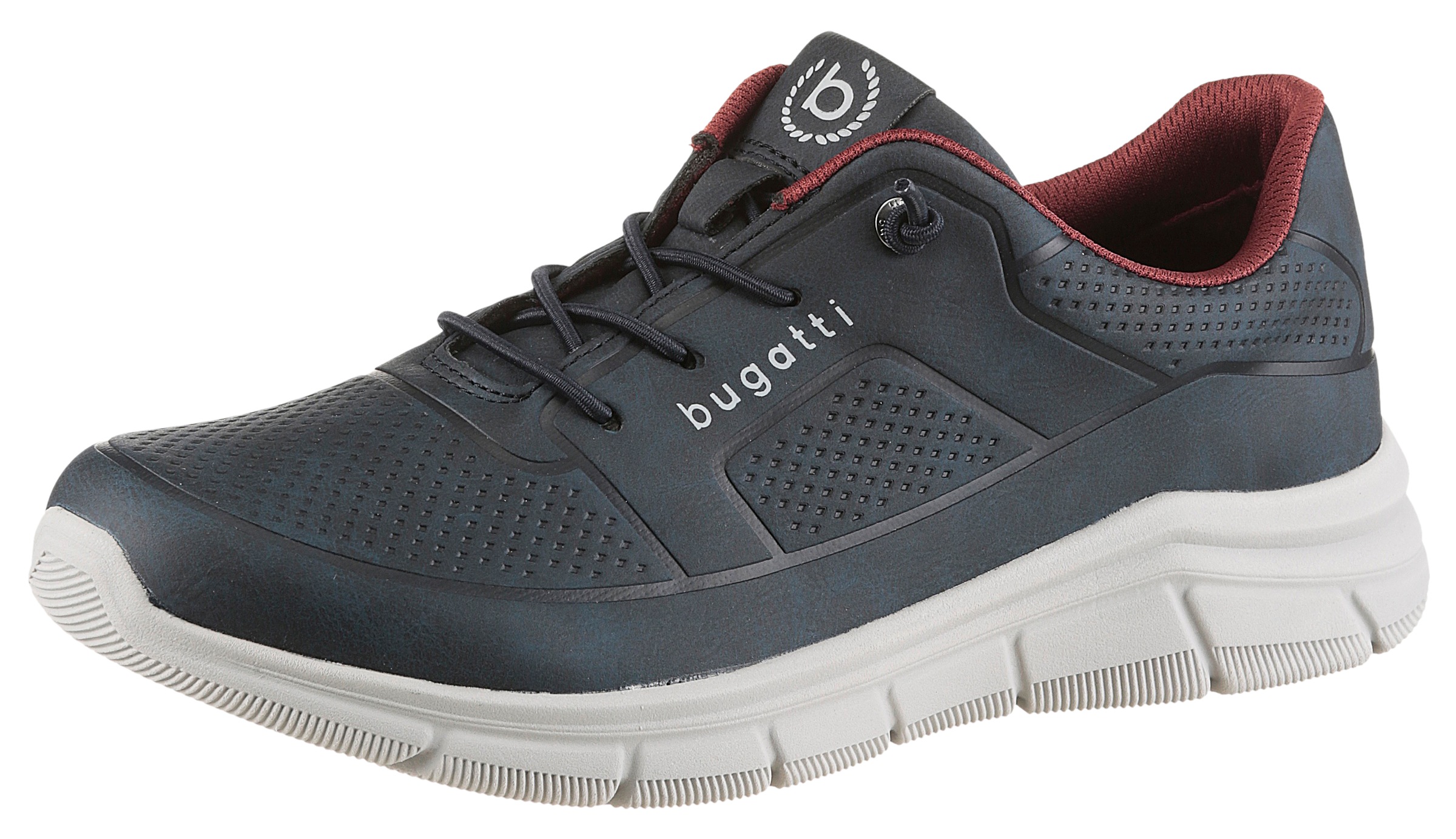 Slip-On Sneaker Sneaker, Schlupfschuh, Freizeitschuh mit Logoverzierung, Gr. 46, blau