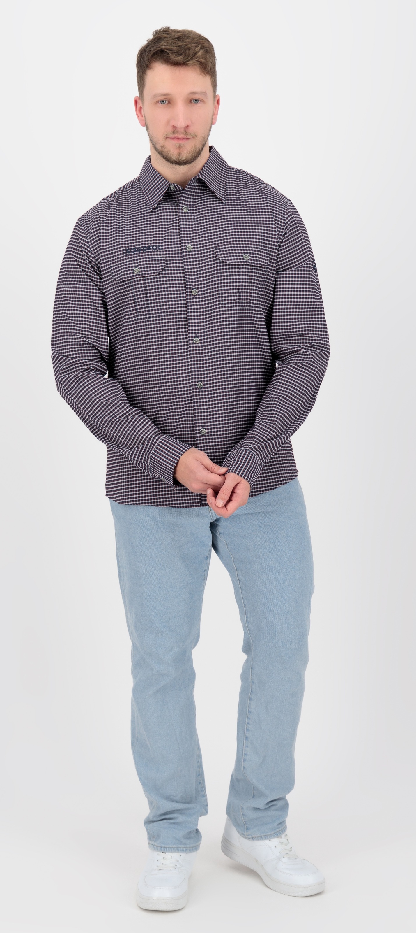 DEPROC Active Outdoorhemd »DENVER M MEN« auch in Großen Größen erhältlich