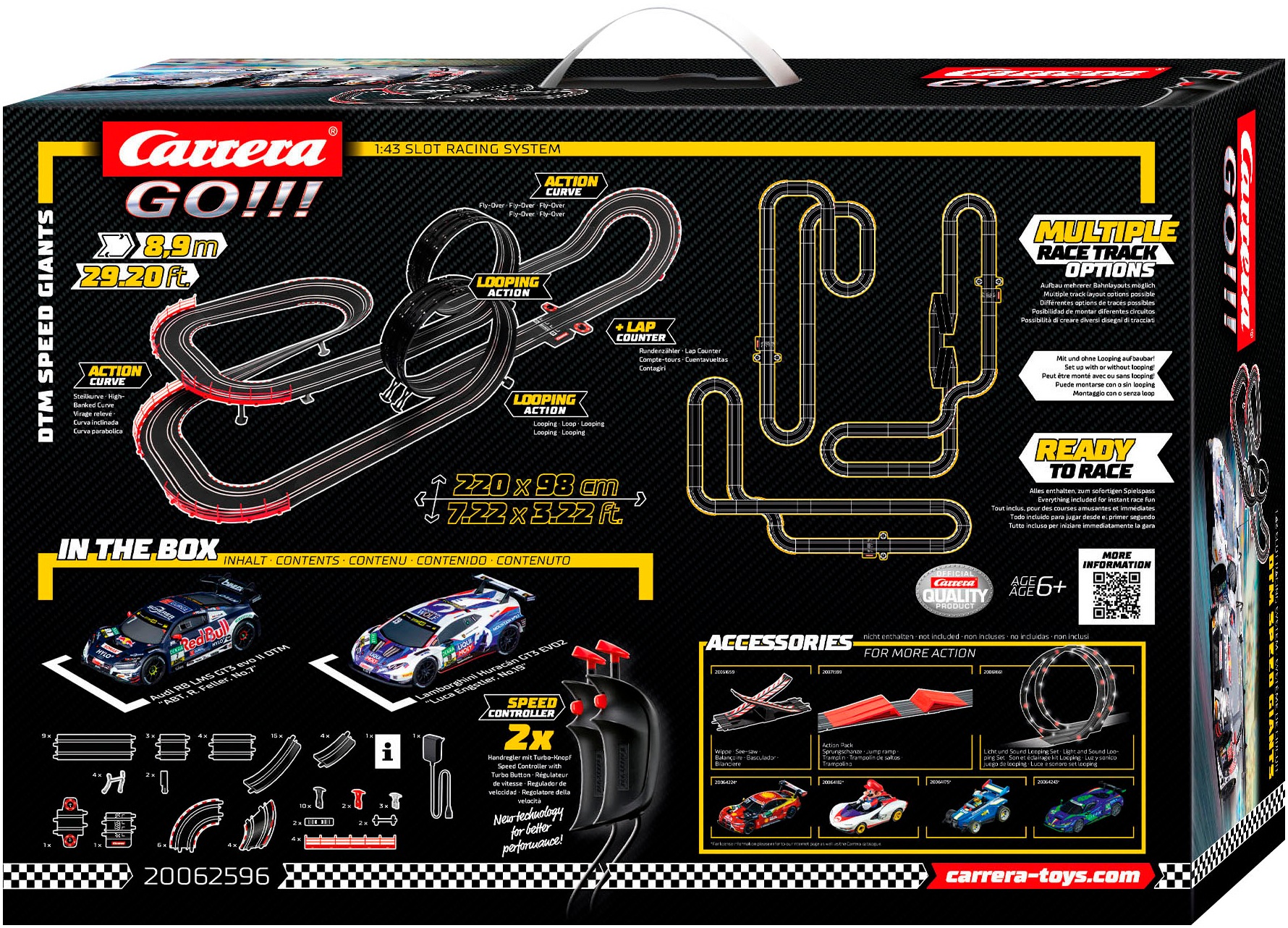 Carrera® Autorennbahn »Carrera GO!!! DTM Speed Giants«