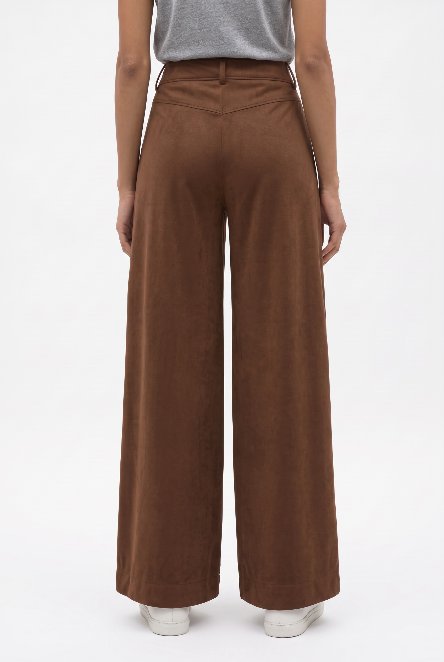 BOSS ORANGE Palazzohose »Takora Premium Damenmode«  in Veloursleder-Optik