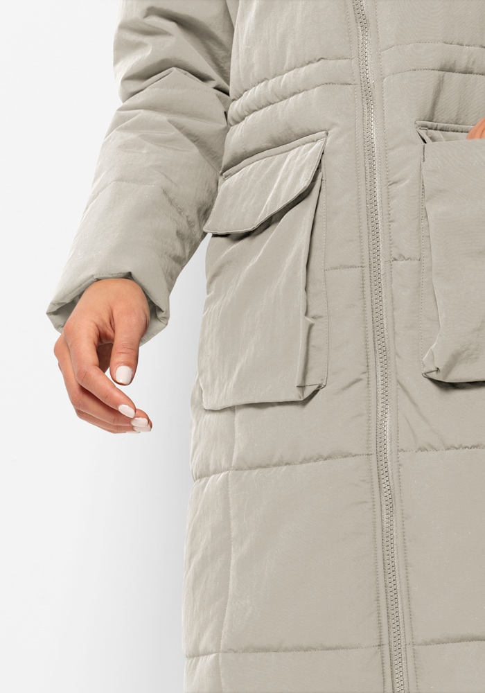 Jack Wolfskin Funktionsparka »WHITE FROST PARKA W«, mit Kapuze