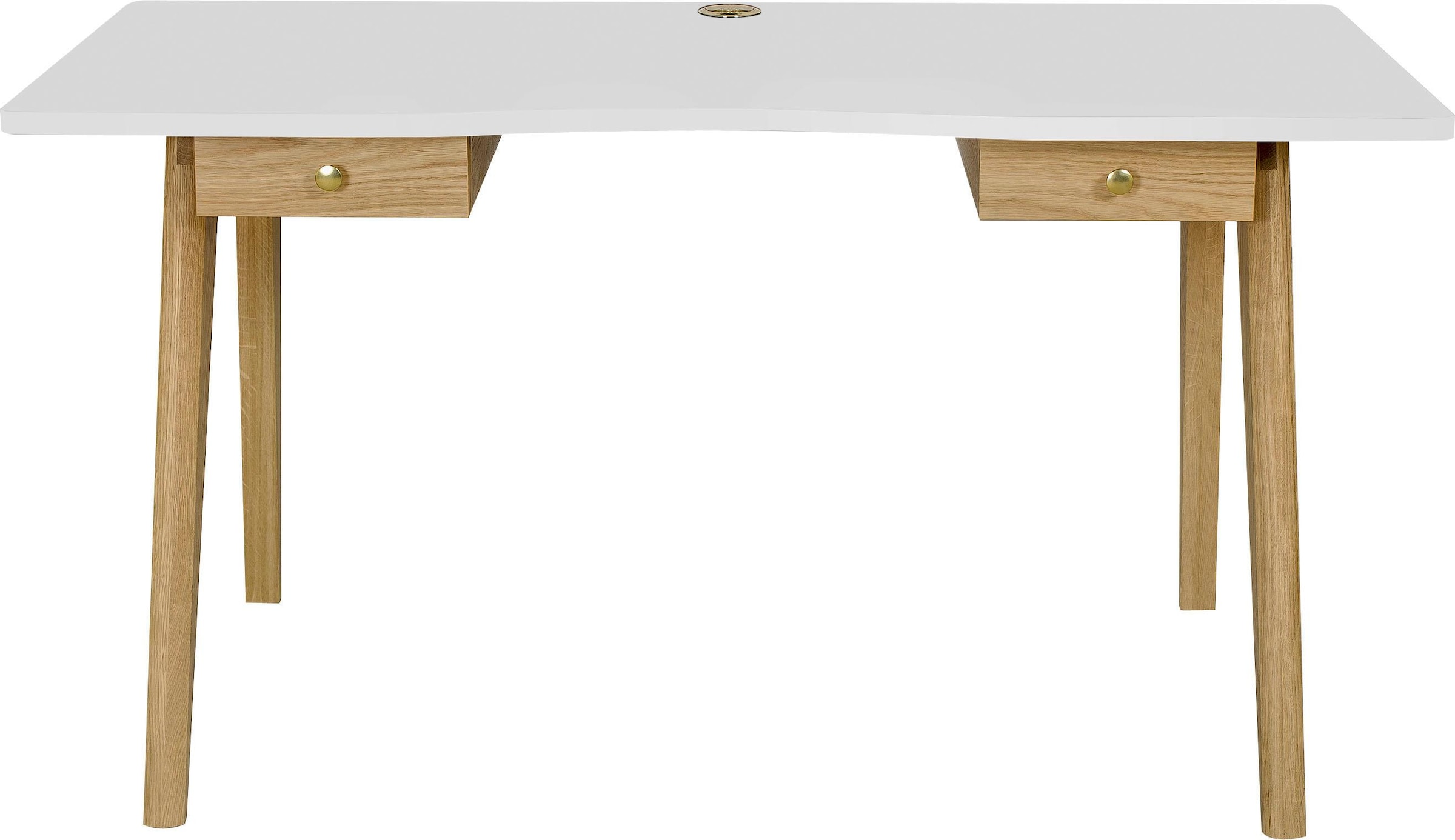 Woodman Schreibtisch »Peer«, im skandinavian Design, Tischbeine aus massive günstig online kaufen