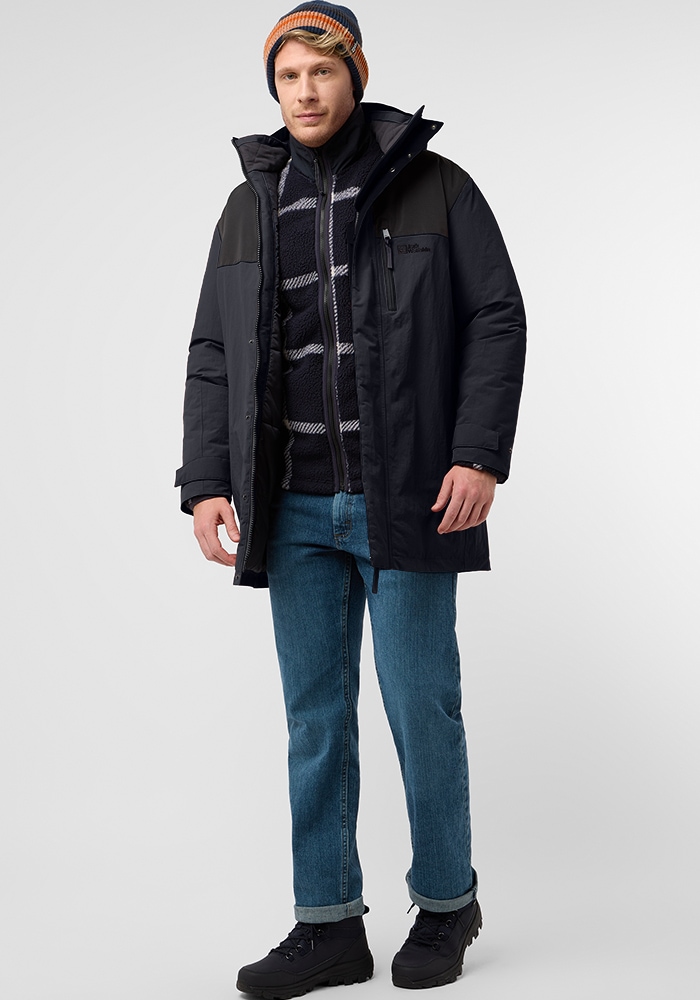 Jack Wolfskin Funktionsparka »GLETSCHERSEE PARKA M«, mit Kapuze