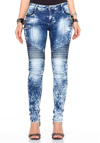 Cipo & Baxx Slim-fit-Jeans, mit modischen Acid-Wash-Details in Skinny-Fit kaufen