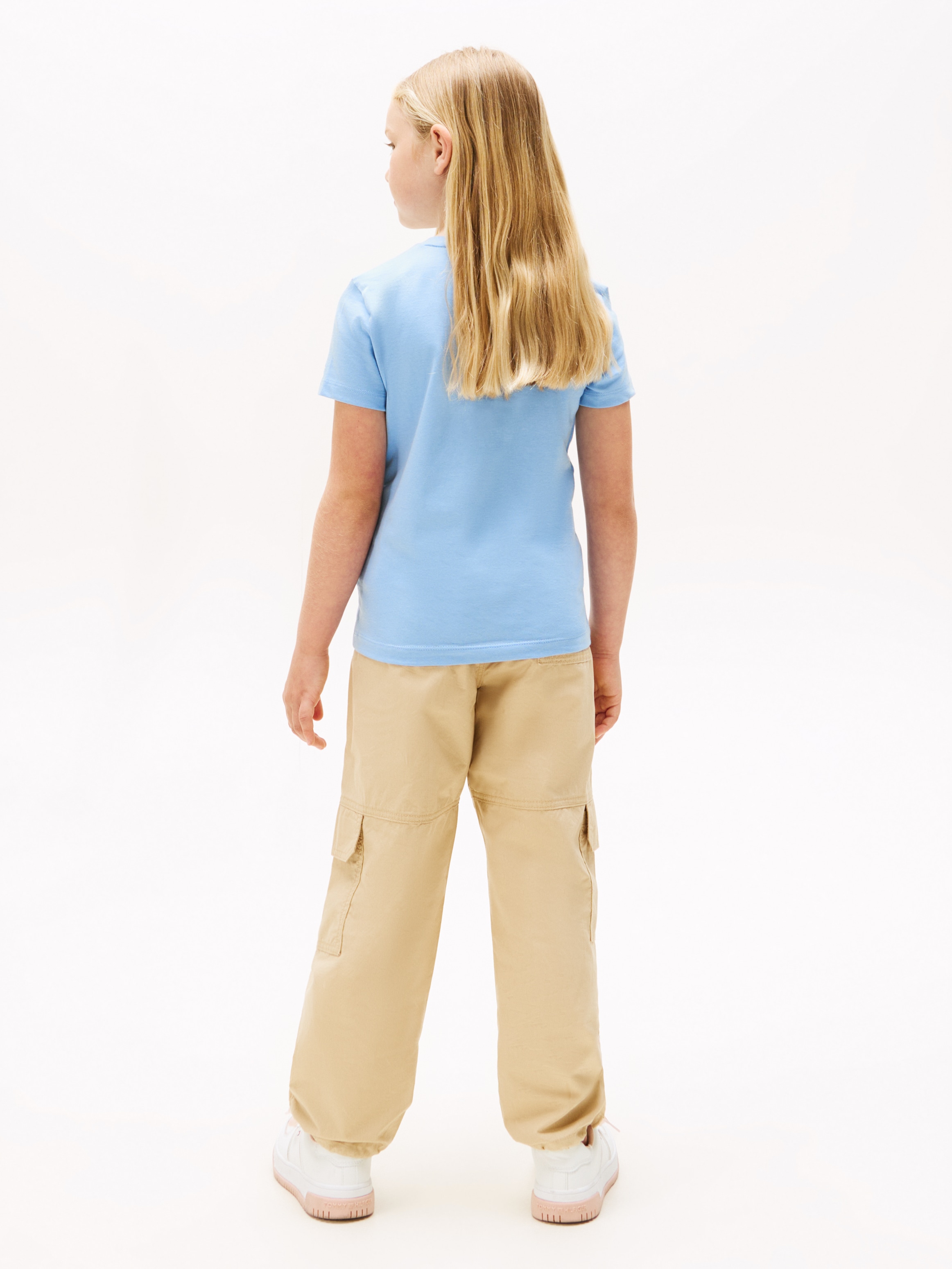 Tommy Hilfiger T-Shirt »TOMMY SCRIPT SEQUINS TEE SS«, für Kinder bis 16 Jahre, mit Pailletten