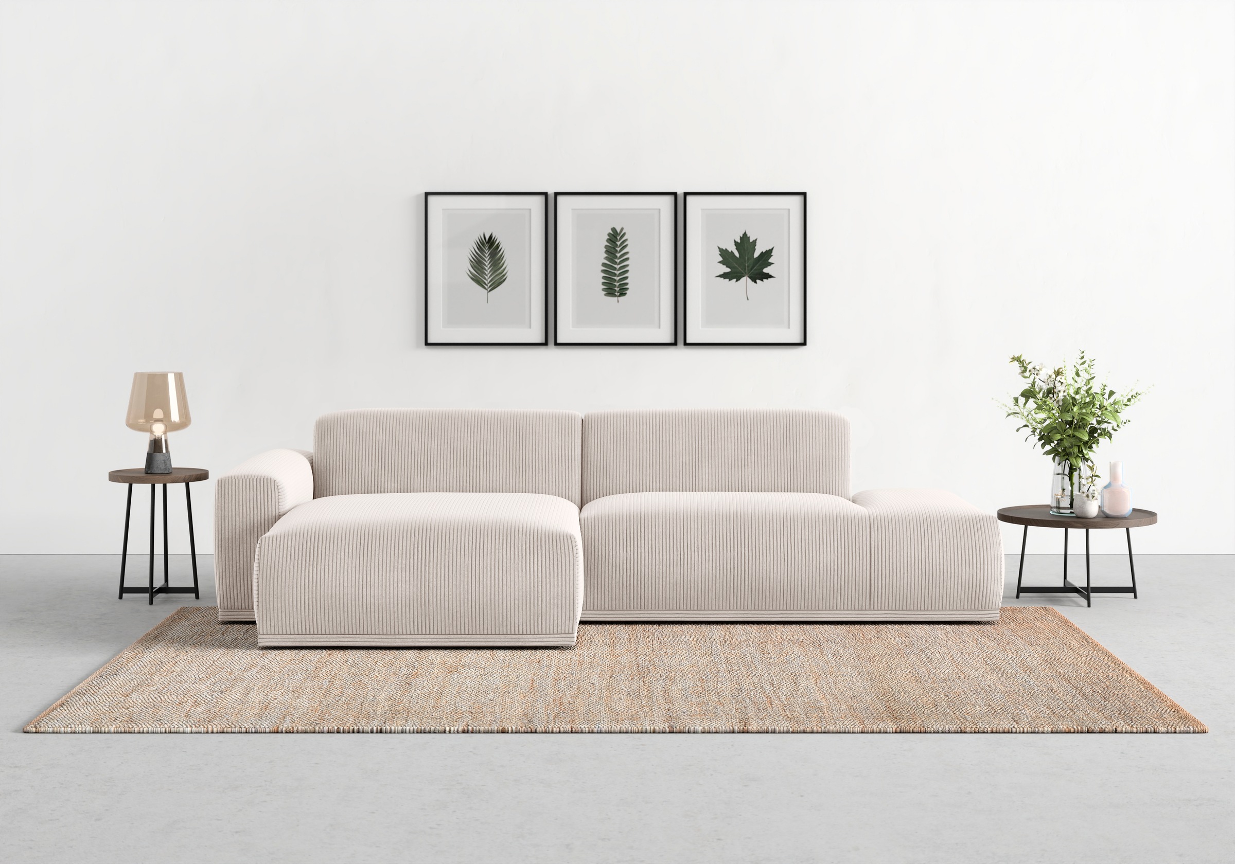 TRENDMANUFAKTUR Ecksofa »Braga, mit hochwertigem Kaltschaum, L-Form, in Cor günstig online kaufen