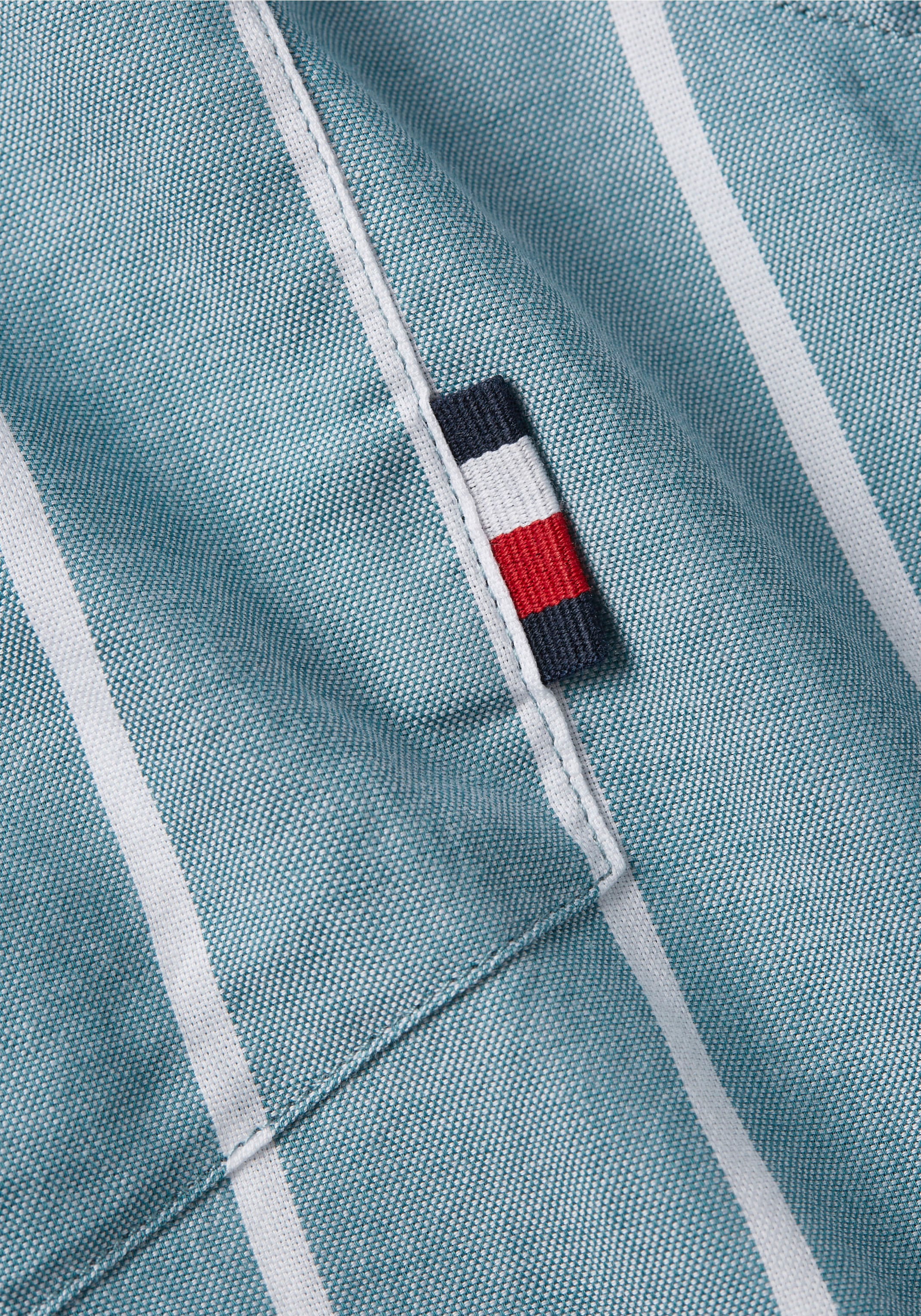 Tommy Hilfiger Langarmhemd »OXFORD STRIPE Button-down-Kragen SHIRT«, mit RF online kaufen