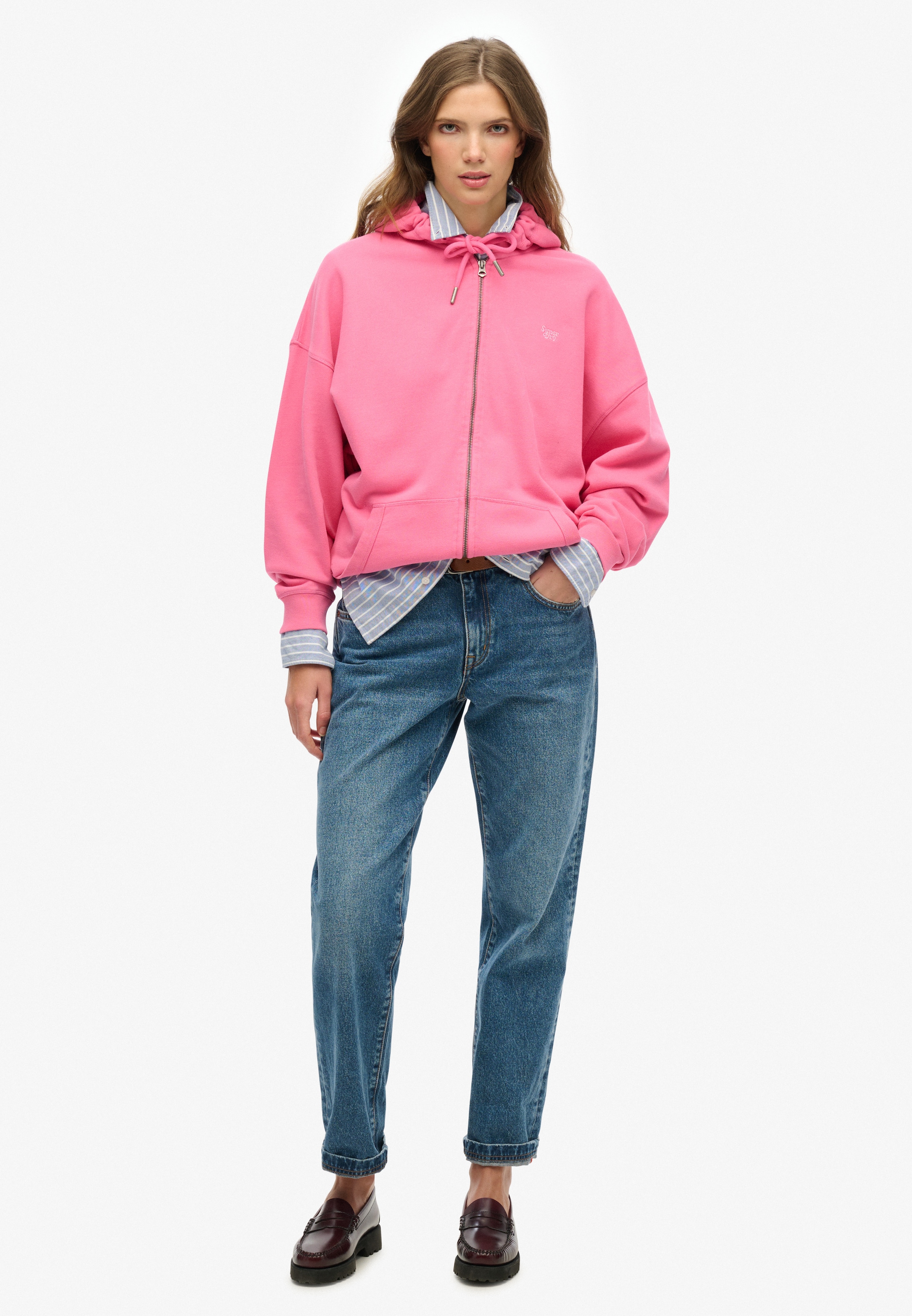 Superdry Kapuzensweatjacke »STUDIOS ZIP HOODIE«