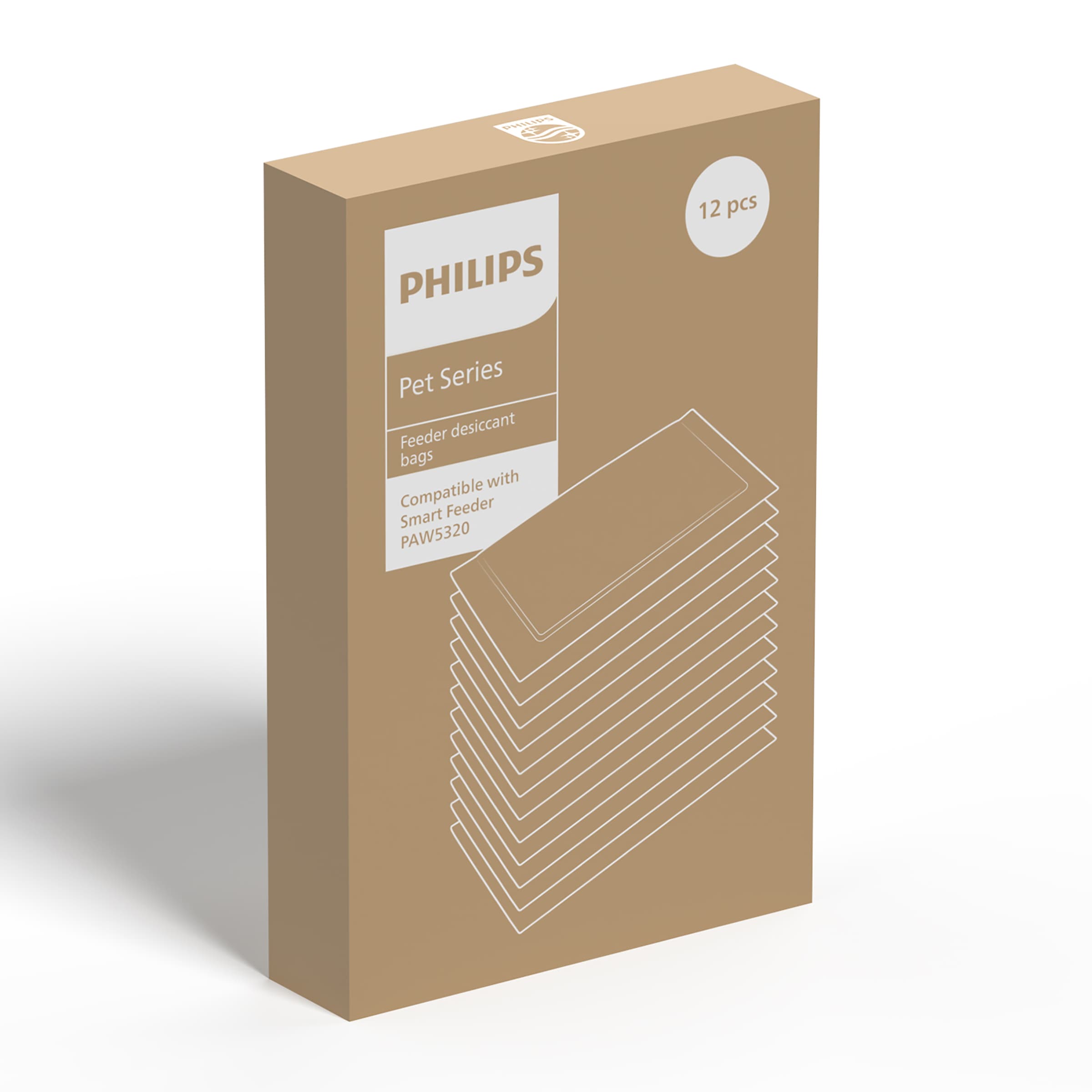 Philips Trockenmittelbeutel »Trockenmittelbeutel, PAW0020/01 für Philips Futterautomat Pet Series«, (12 St.), aus Kieselgel hergestellt, geruchlos und ungiftig