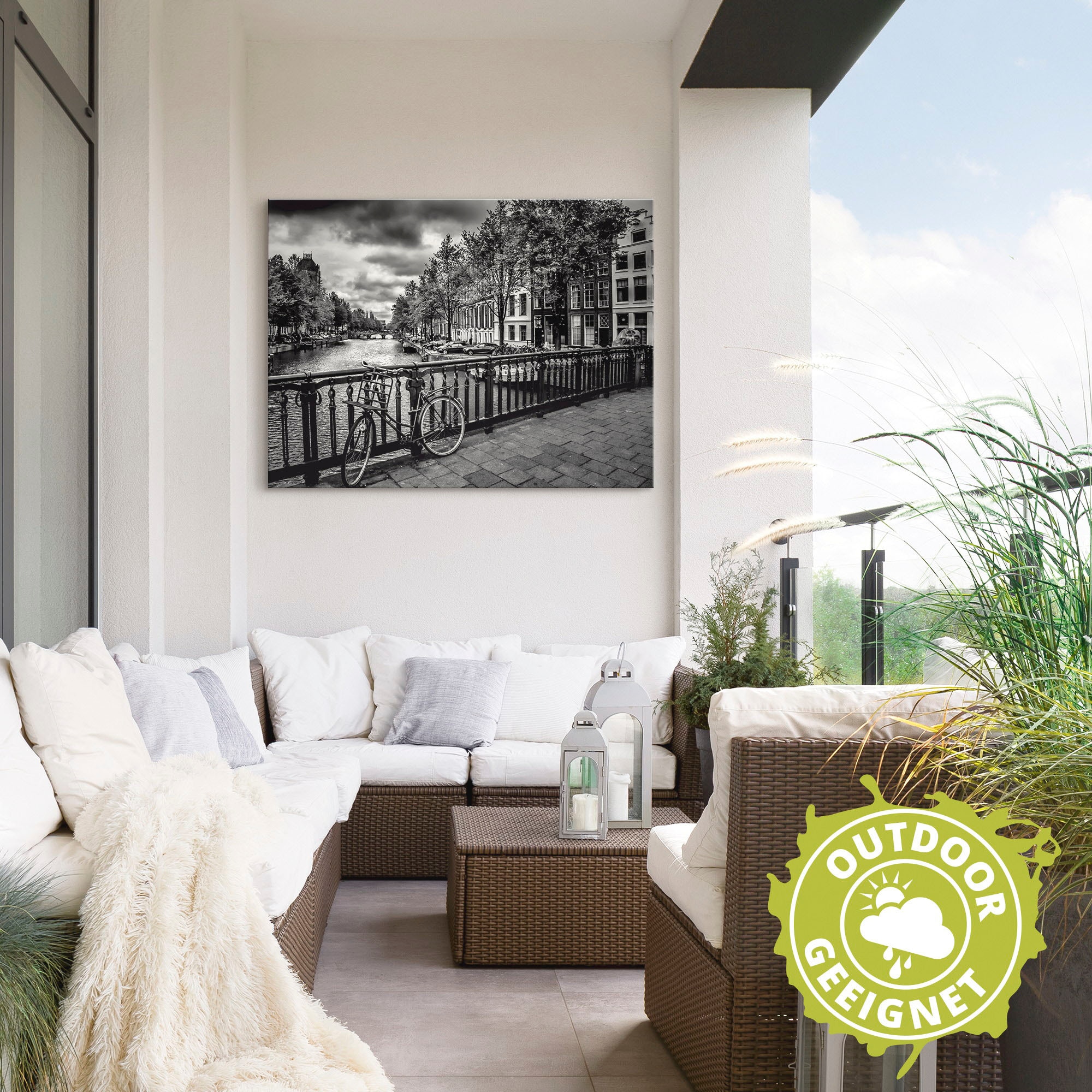 Artland Alu-Dibond-Druck »Amsterdam Keizergracht I«, Niederlande, (1 St.), für Innen- und Außenbereich geeignet, Outdoorbild