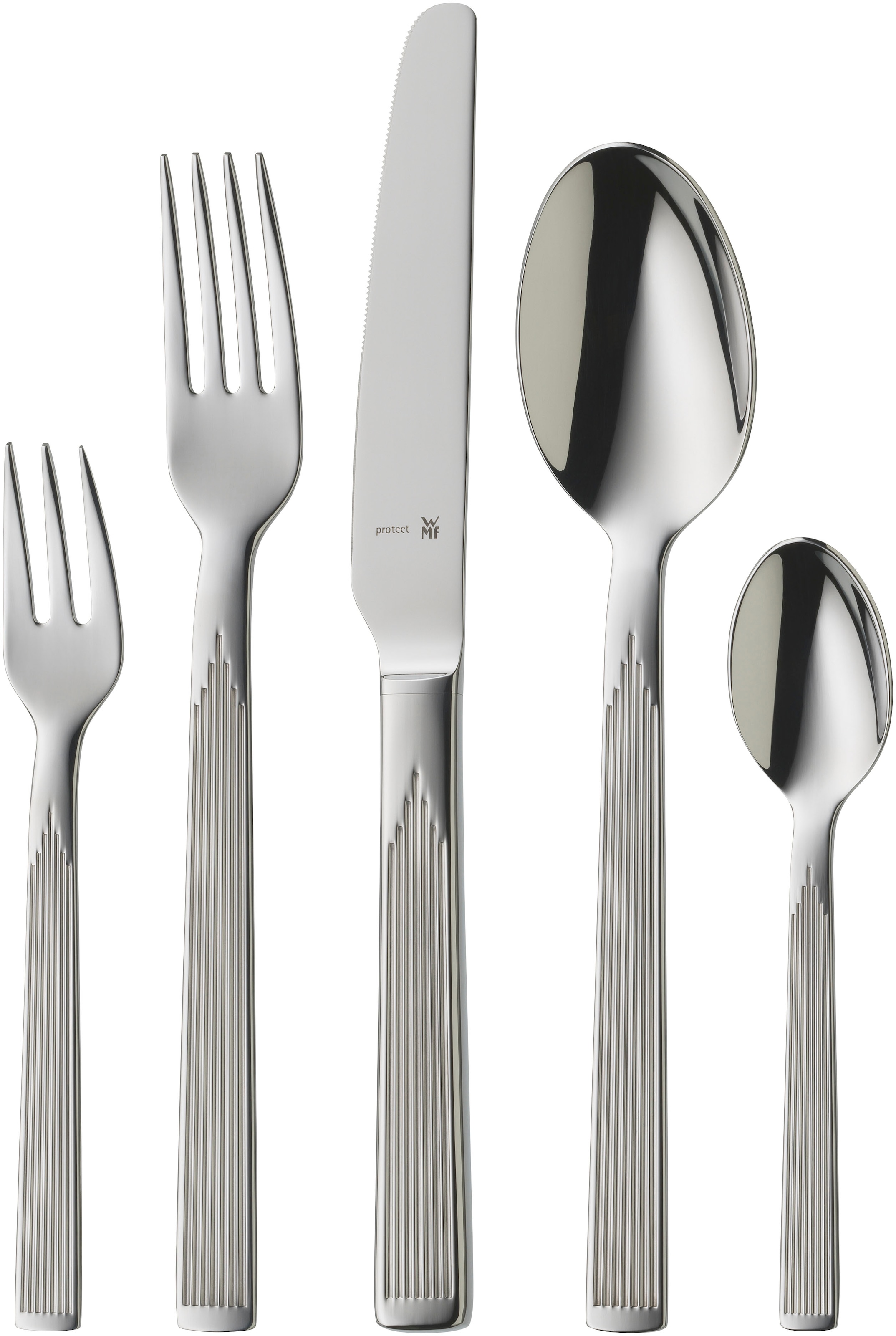 WMF Besteck-Set »Art Deco« ergonomisch, Cromargan protect günstig online kaufen