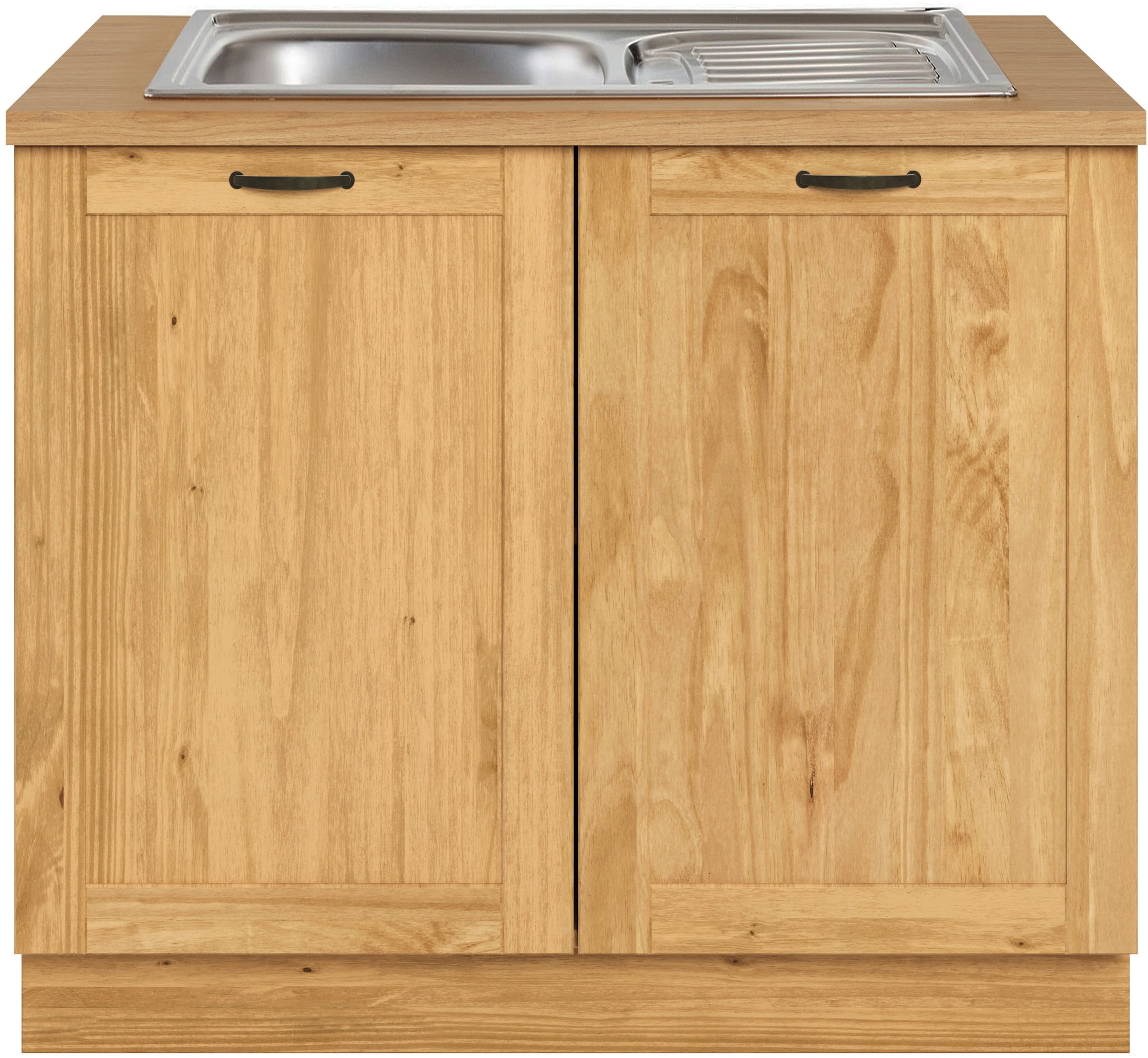 Home affaire Spülenschrank »Teramo« Breite 100 cm, inkl. Einbauspülbecken