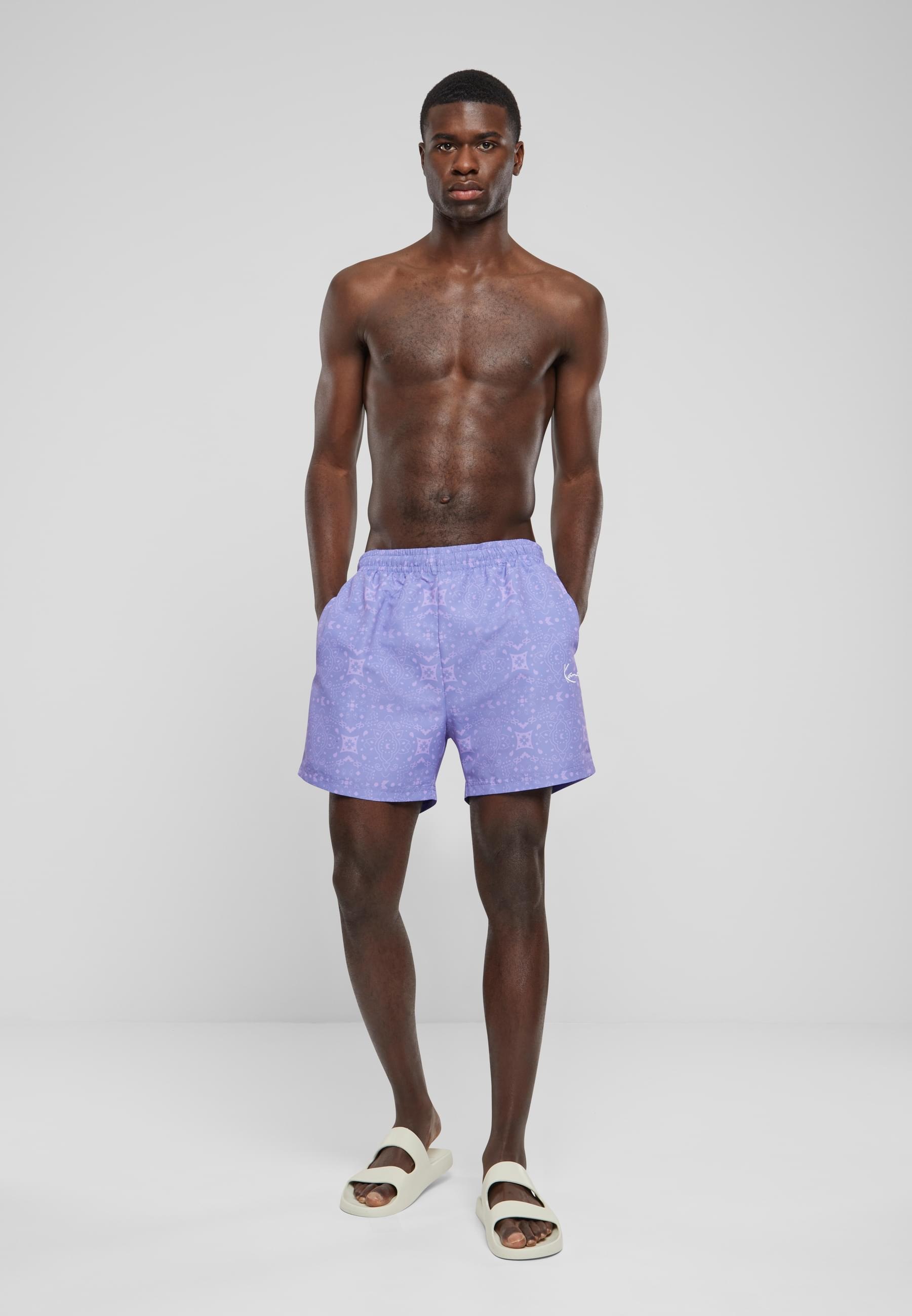Karl Kani Badeshorts »Karl Kani Herren KM241-056-1 Signautre Paisley Swim Shorts«