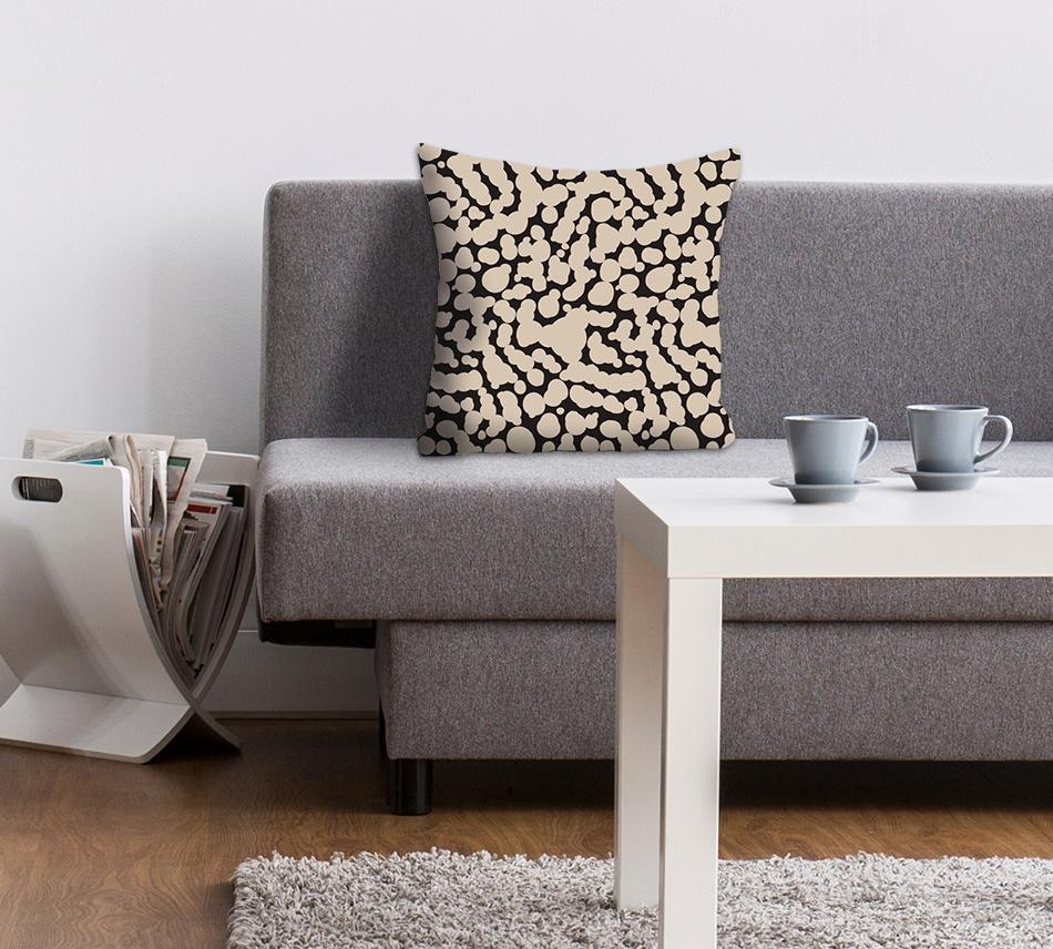 queence Dekokissen »»Dots«« Kissenhülle ohne Füllung, 1 Stück