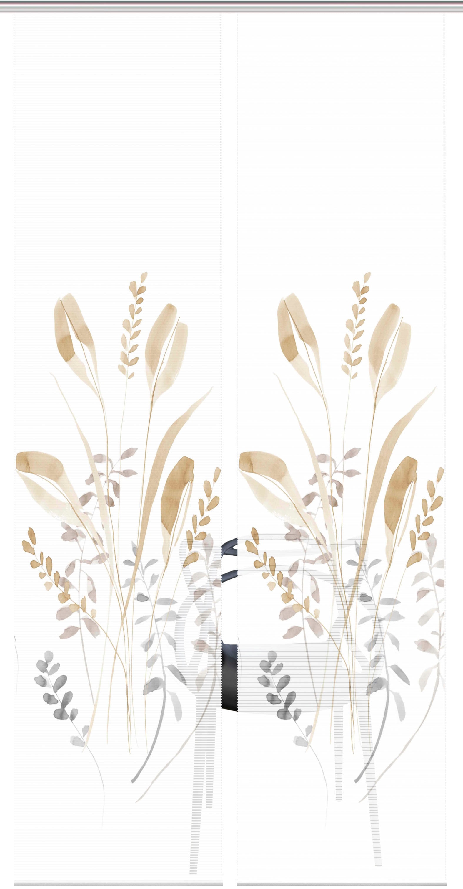 Vision S Schiebegardine »AYENE 2er SET« Paneelwagen 2 Stk. tlg. Schiebevorhang Digidruck 2er Set AYENE