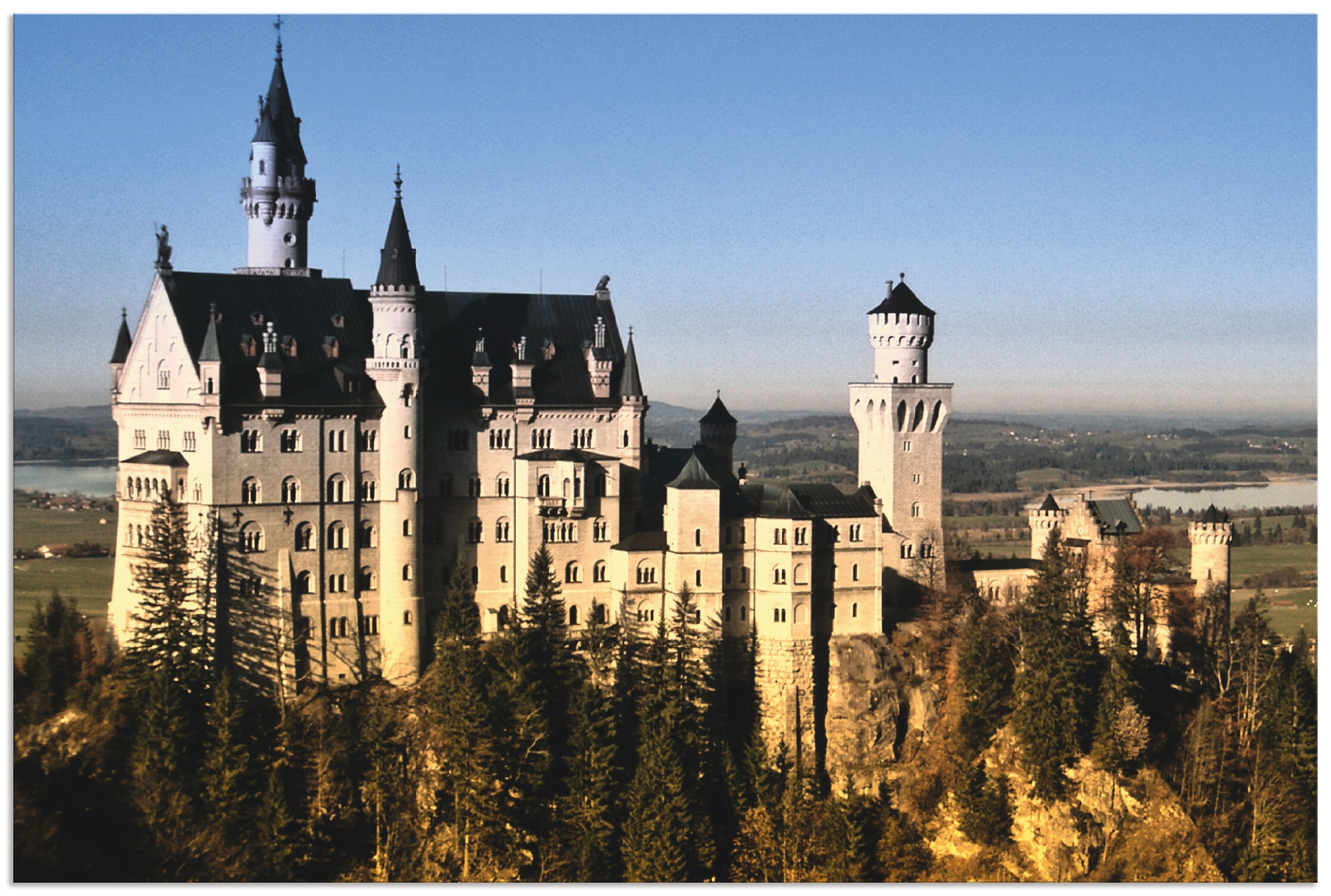 Artland Wandbild »Schloss Neuschwanstein«, Gebäude, (1 St.), als Alubild, Leinwandbild, Wandaufkleber oder Poster in versch. Größen