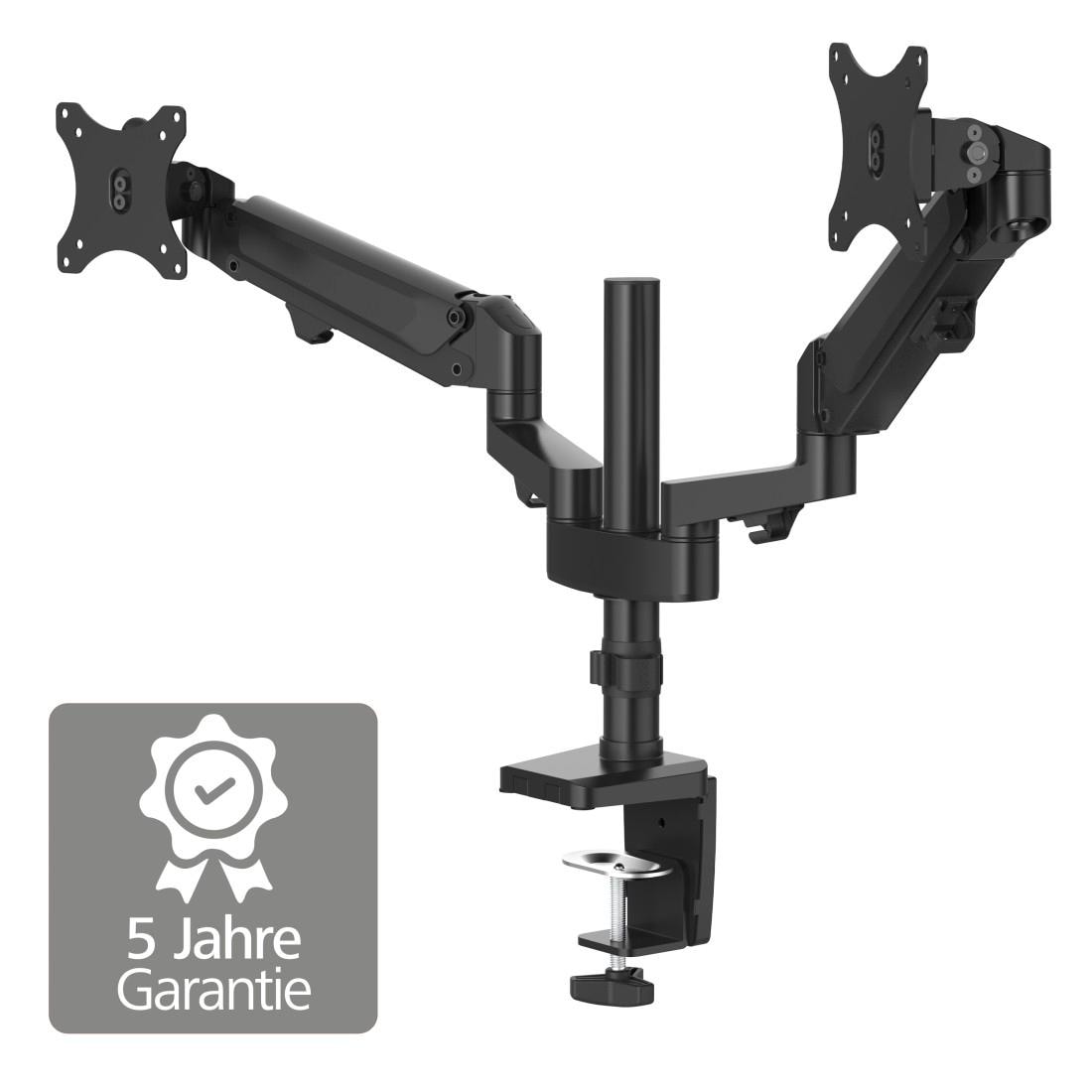 Hama Monitor-Halterung »Bildschirm Halterung, 33-81 cm(13"-32"), 2 Monitore, Schwarz«, bis 81 cm Zoll
