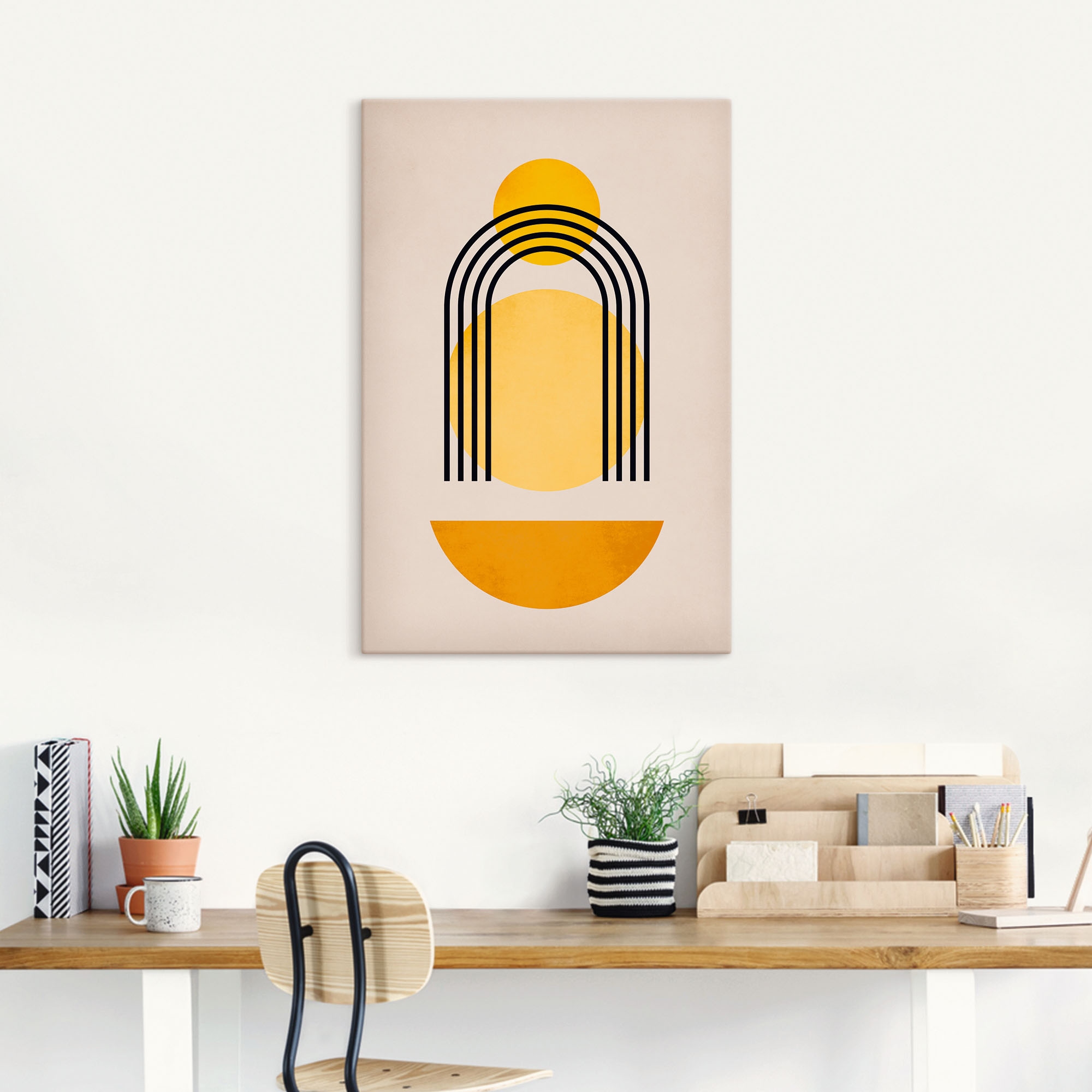 Artland Wandbild »Geometrica Nr. 5«, Muster, (1 St.), als Alubild, Leinwandbild, Poster, Wandaufkleber in verschied. Größen