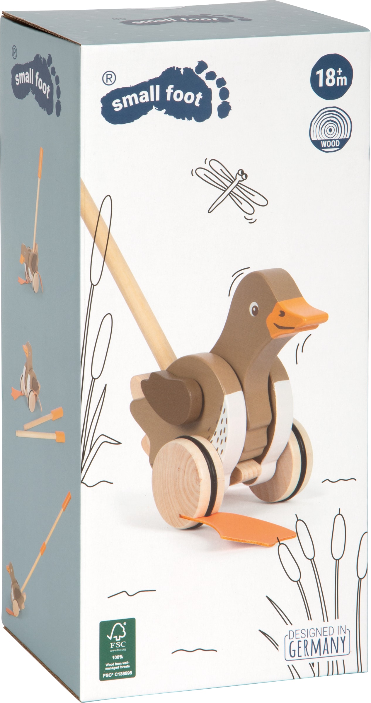 Small Foot Schiebestab »Ente«