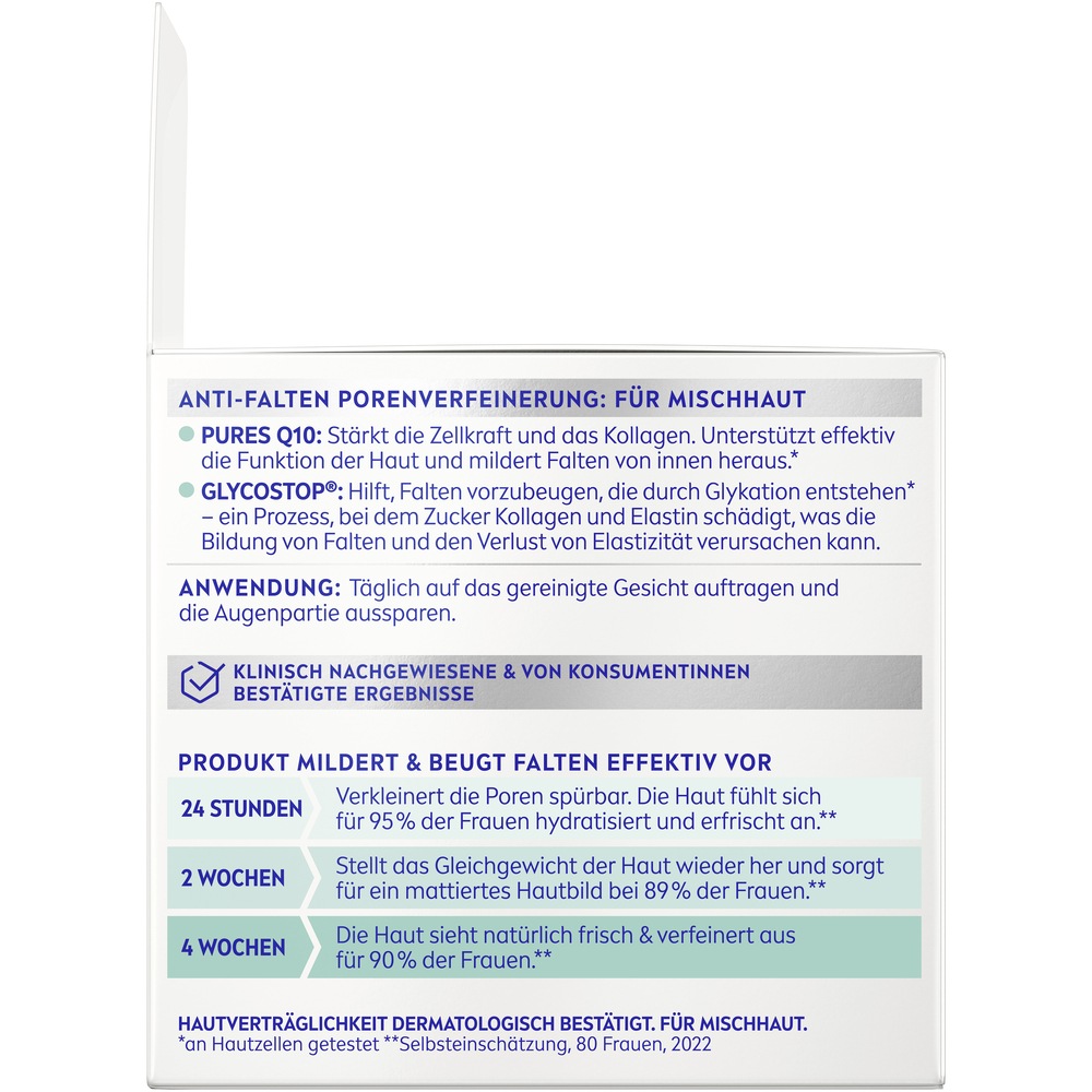 Nivea Tagescreme »Q10 Anti-Falten Power Porenverfeinernde Tagespflege LSF 15« reduziert Falten und strafft die Haut fühlbar