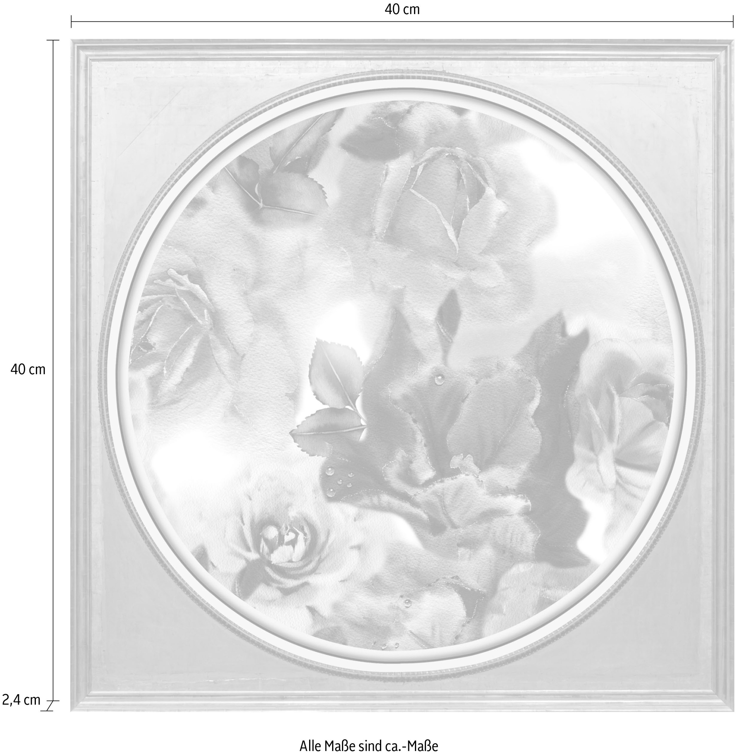 queence Acrylglasbild »Blumen«, Blumen-Blumenbilder-Kunst-Pflanzen-Pflanzenbilder-Gemälde, Fine Art-Print in Galeriequalität