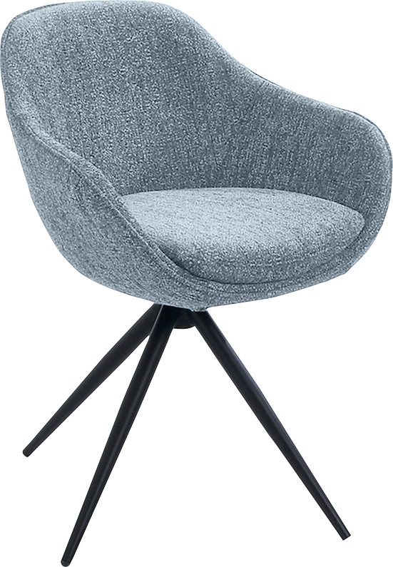 K+W Komfort & Wohnen Drehstuhl »ZOOM« () 4-Fuß Drehstuhl mit Gestell aus Me günstig online kaufen