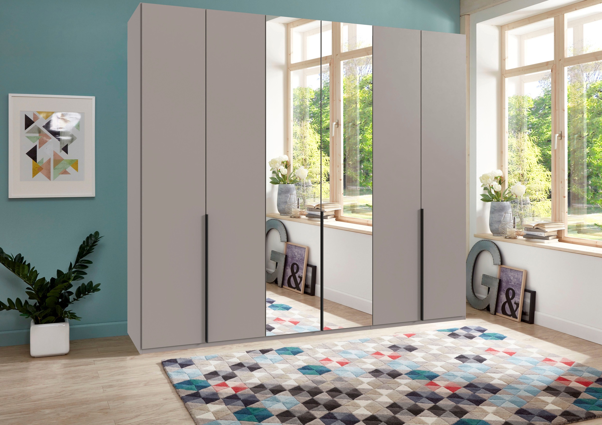 Wimex Kleiderschrank »Mugano,in 8 Breiten,3 Höhen,2 Tiefen, viele Farben, M günstig online kaufen